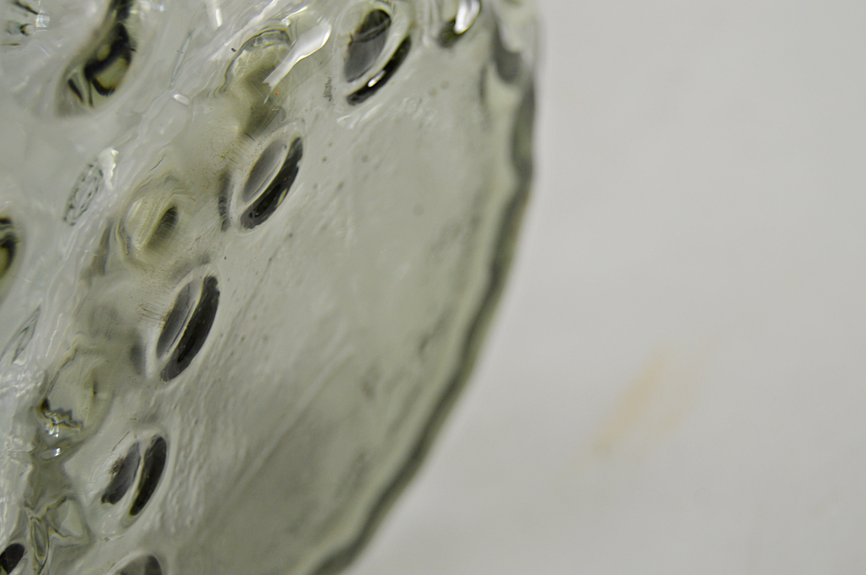 Mid Century Modern Glass Bubble Vase