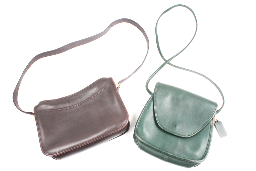 Pair of Vintage Coach Crossbody Bags