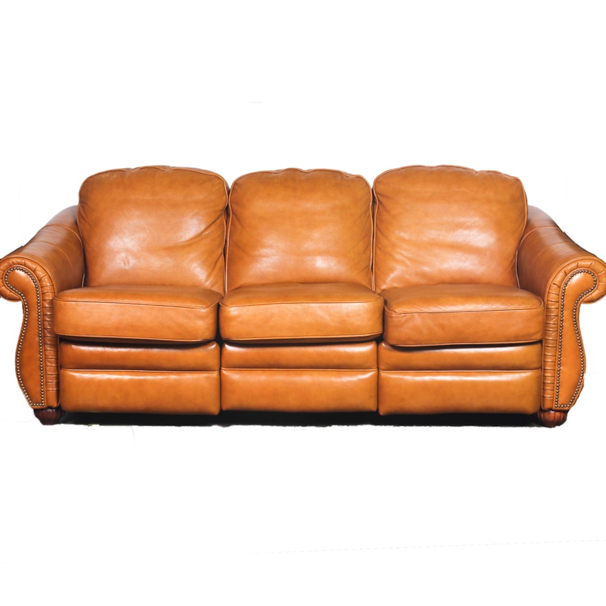 Bradington Young Leather Recliner Sofa