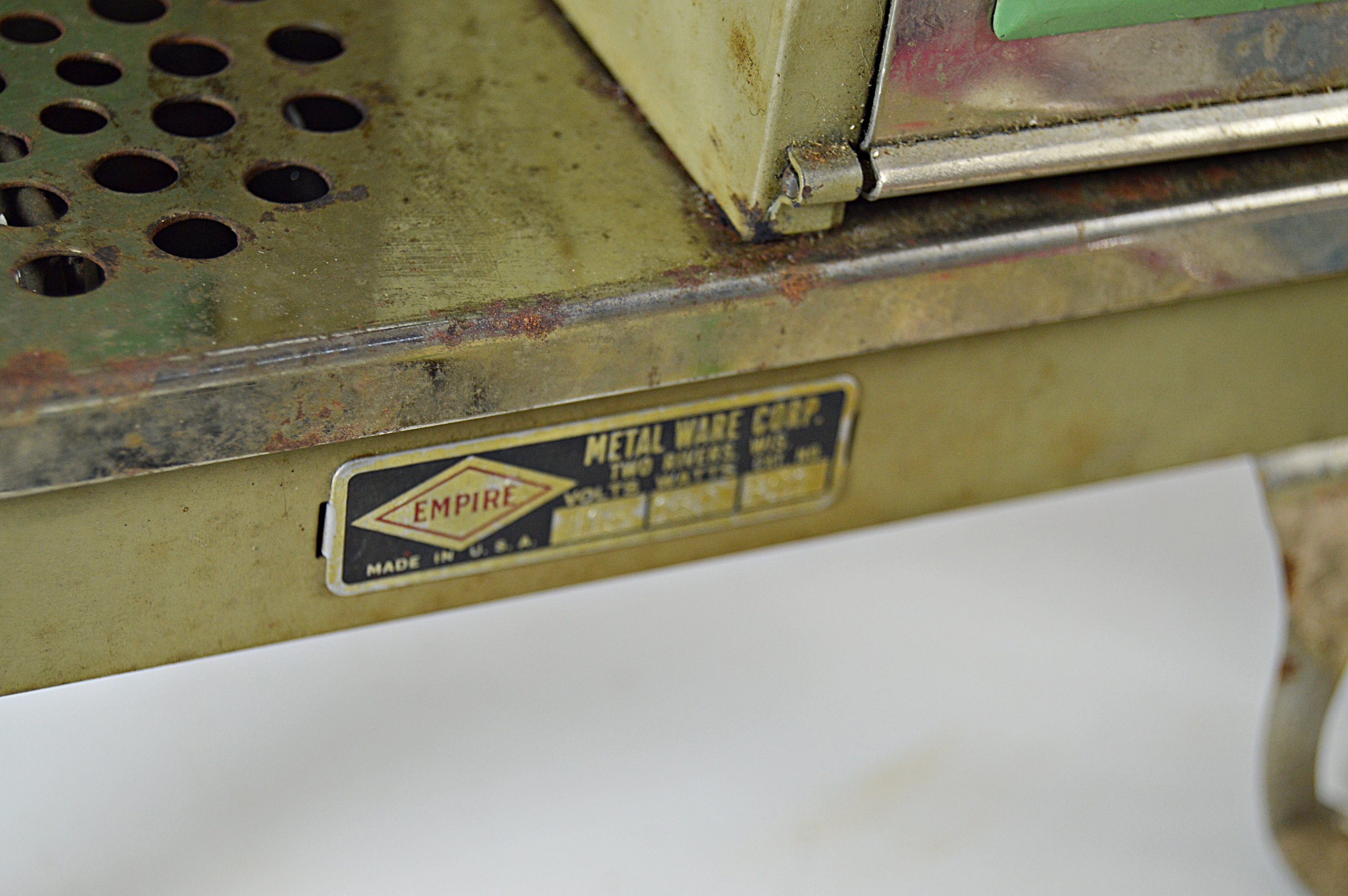 Vintage Empire Electric Child's Stove, China Tea Sets and Flatware