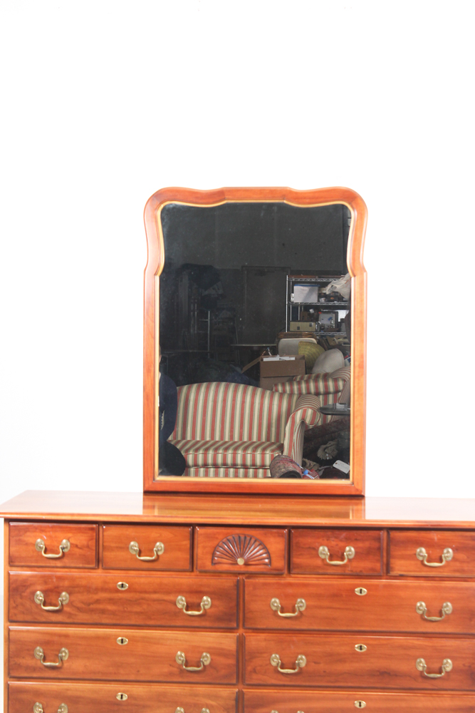 Centennial Cherry Wood Dresser with Mirror