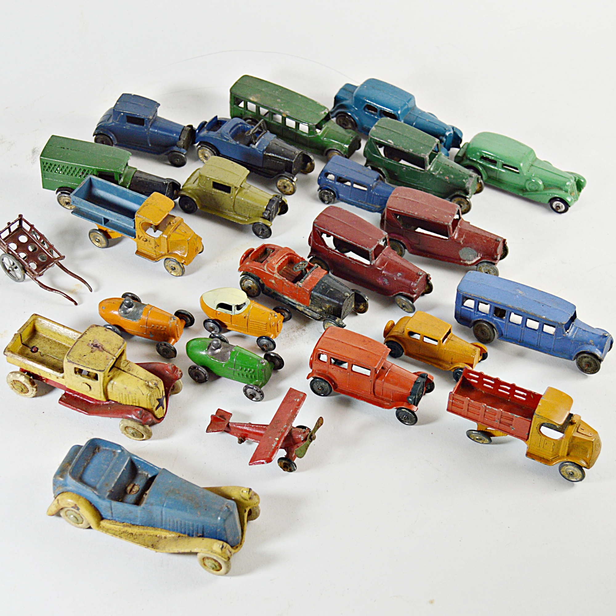 Vintage Die-Cast Trucks and Cars