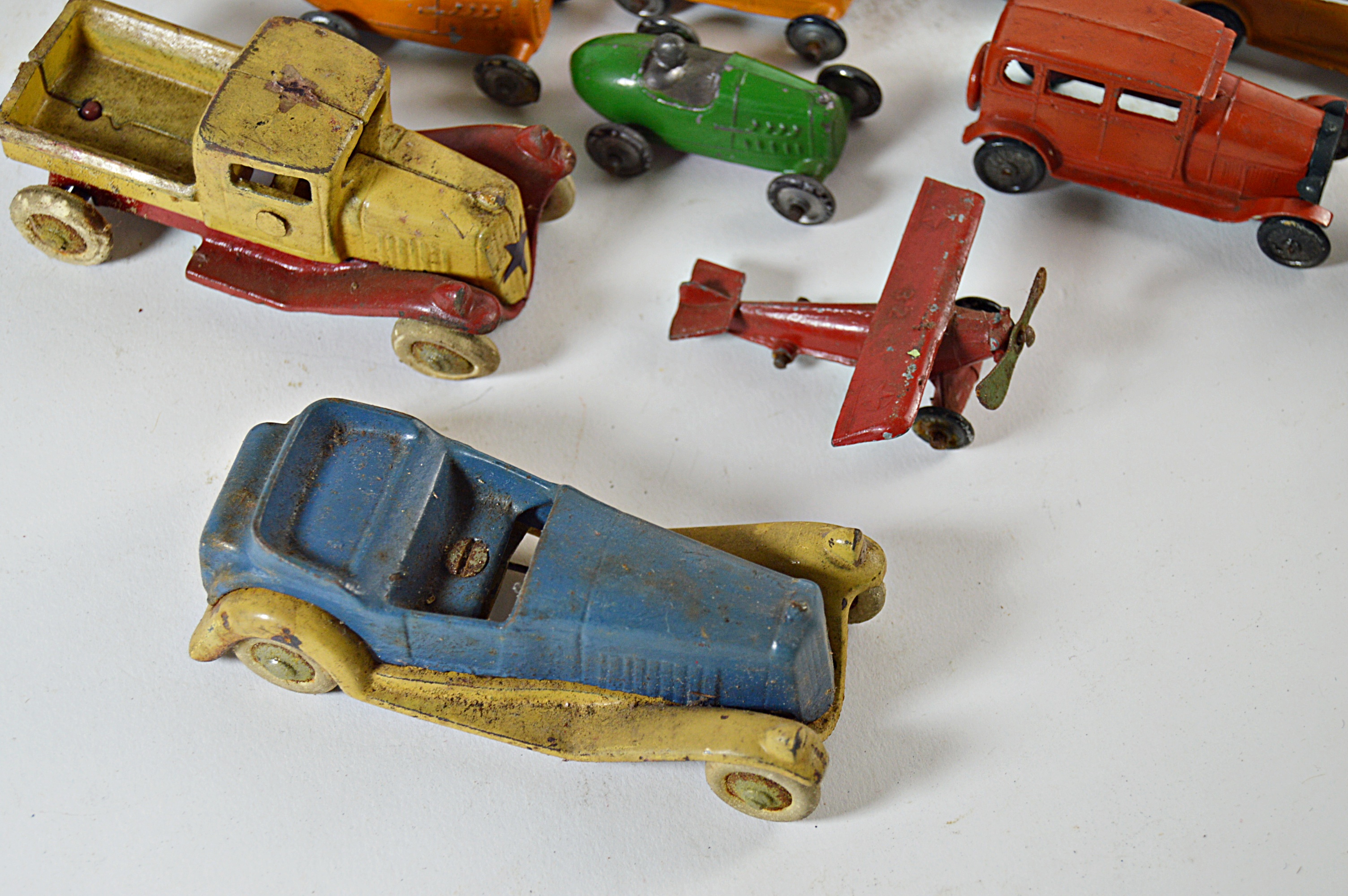 Vintage Die-Cast Trucks and Cars
