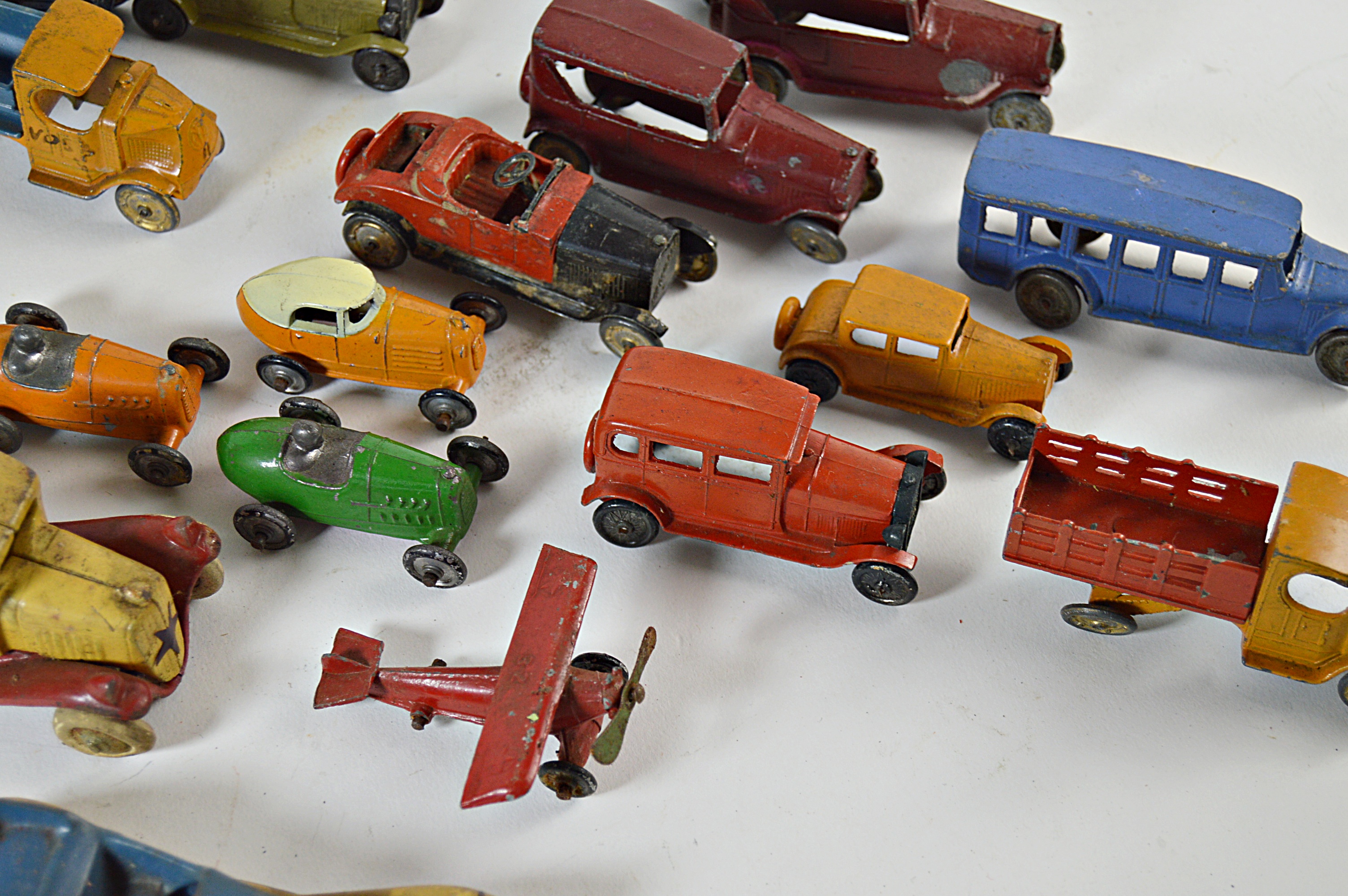 Vintage Die-Cast Trucks and Cars