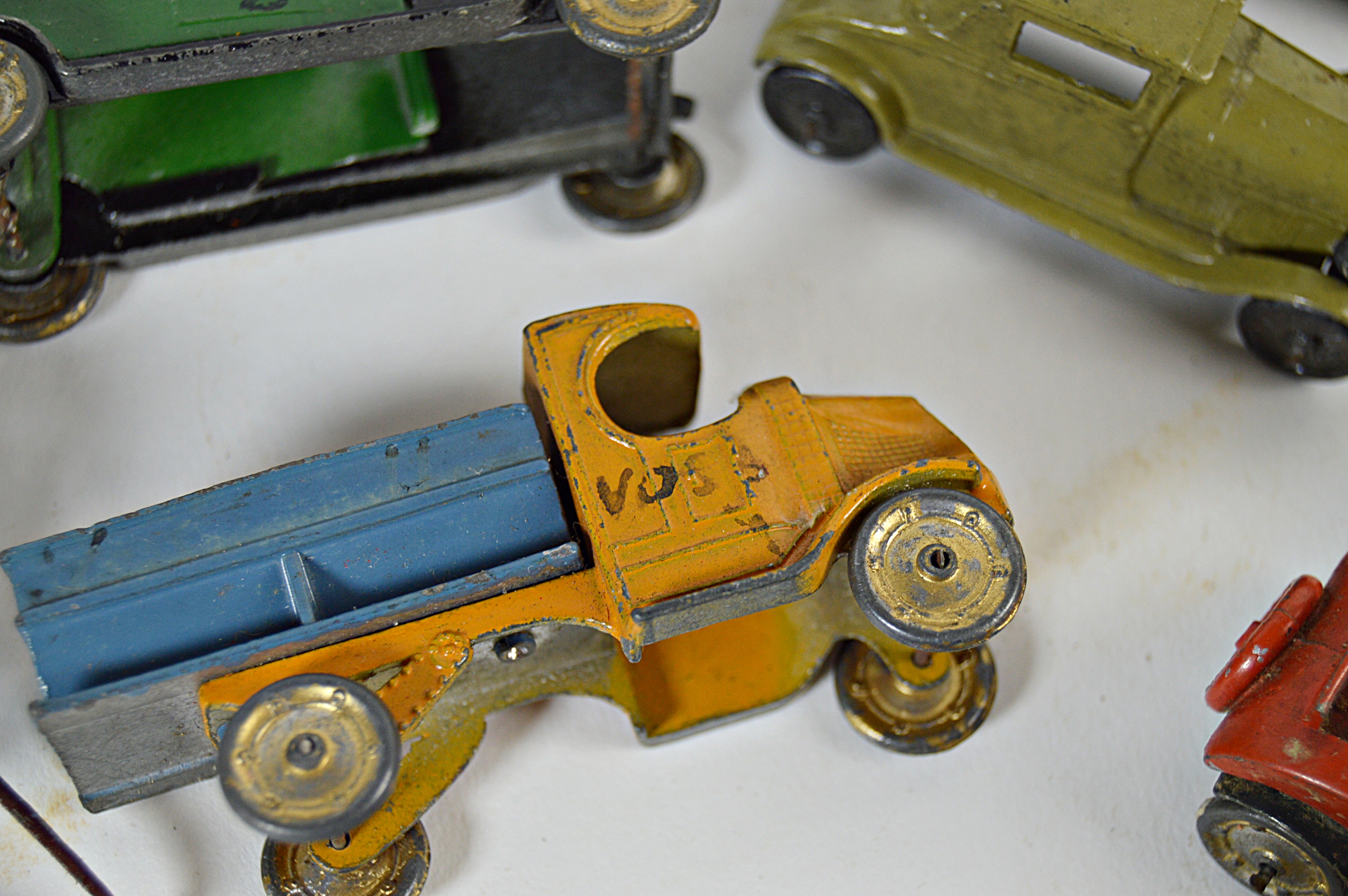 Vintage Die-Cast Trucks and Cars