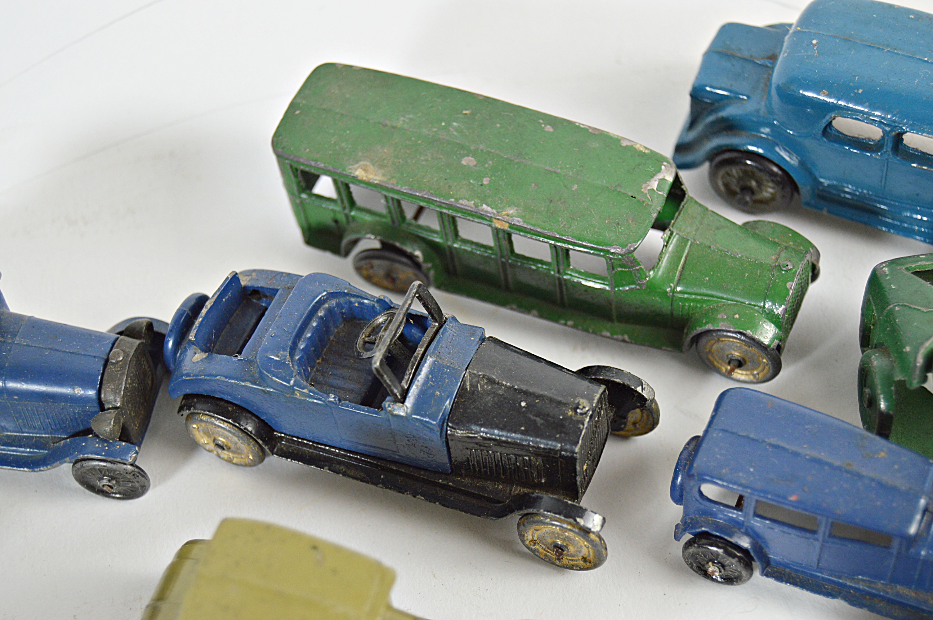 Vintage Die-Cast Trucks and Cars