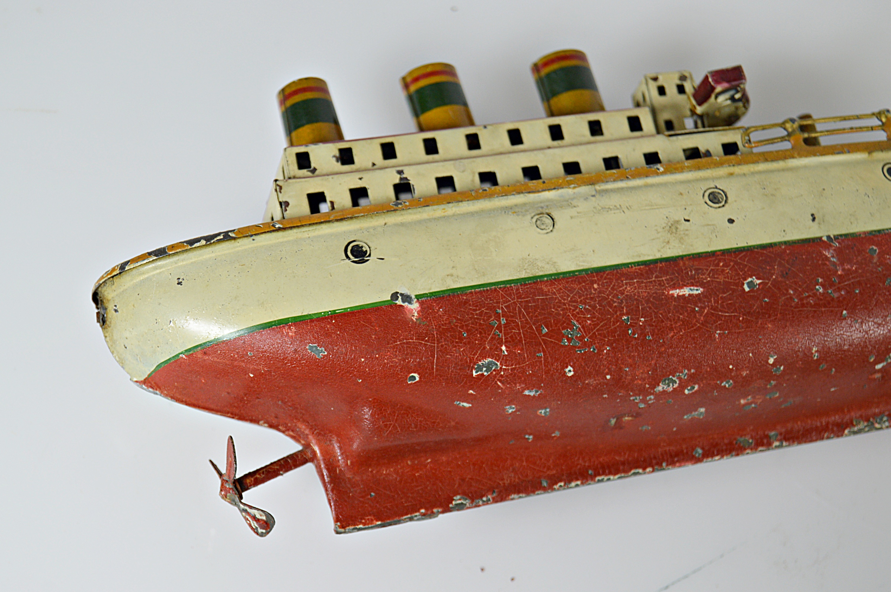 Vintage Metal Toy Boats