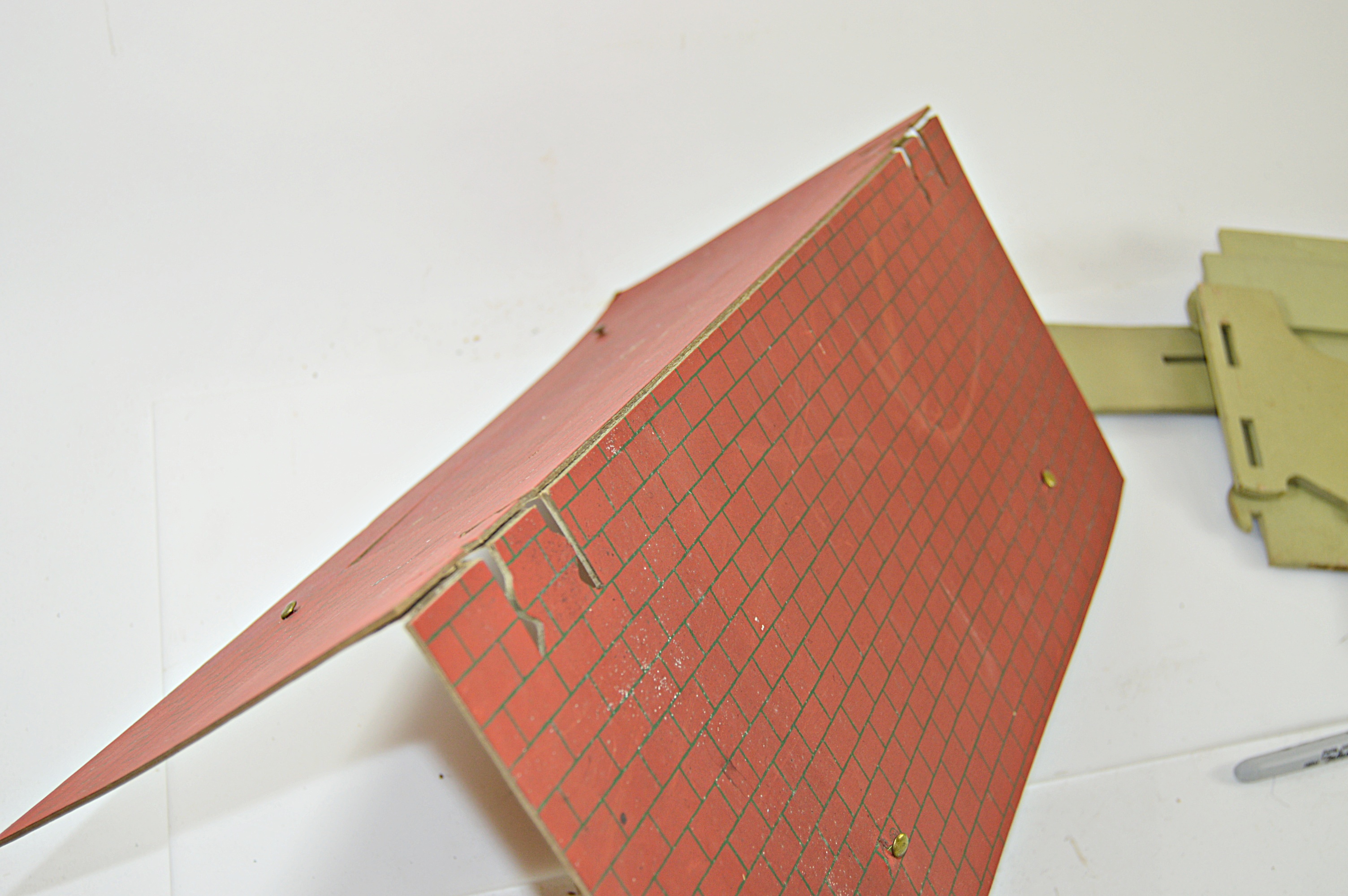 Vintage 1927 Tootsie Toys Dollhouse, Dolls, Doll Bed