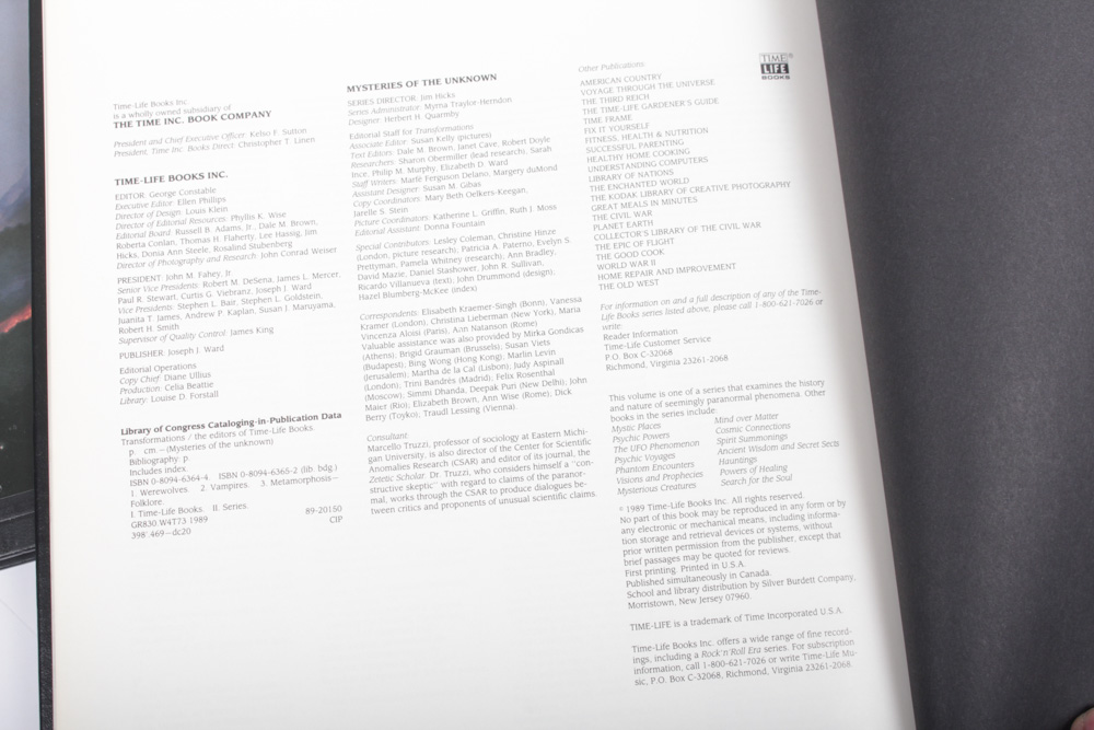 Time Life Book Collections