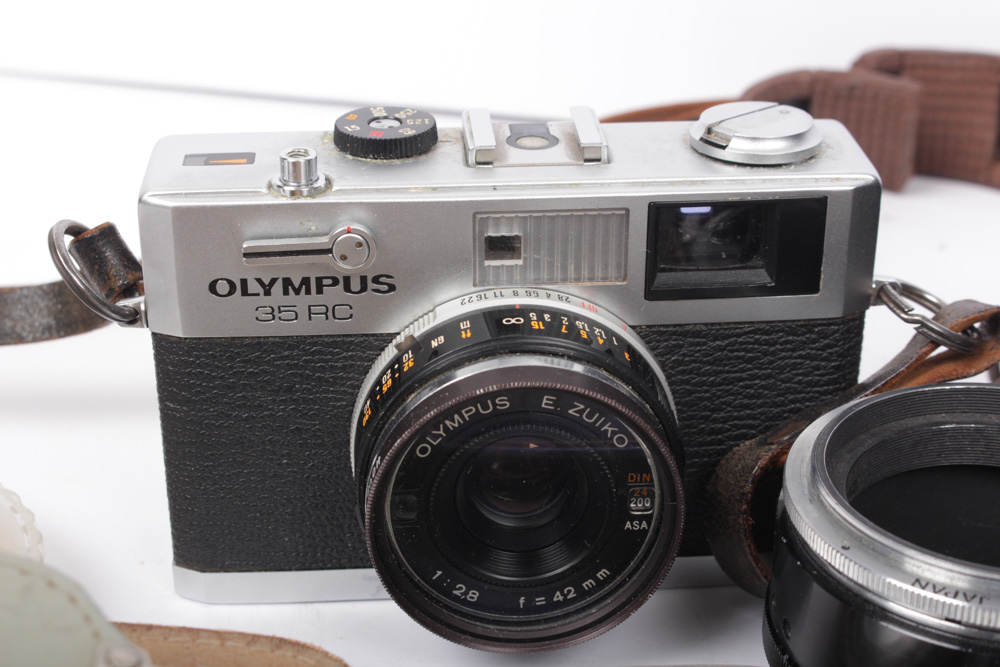 Olympus 35 RC Camera With Accessories