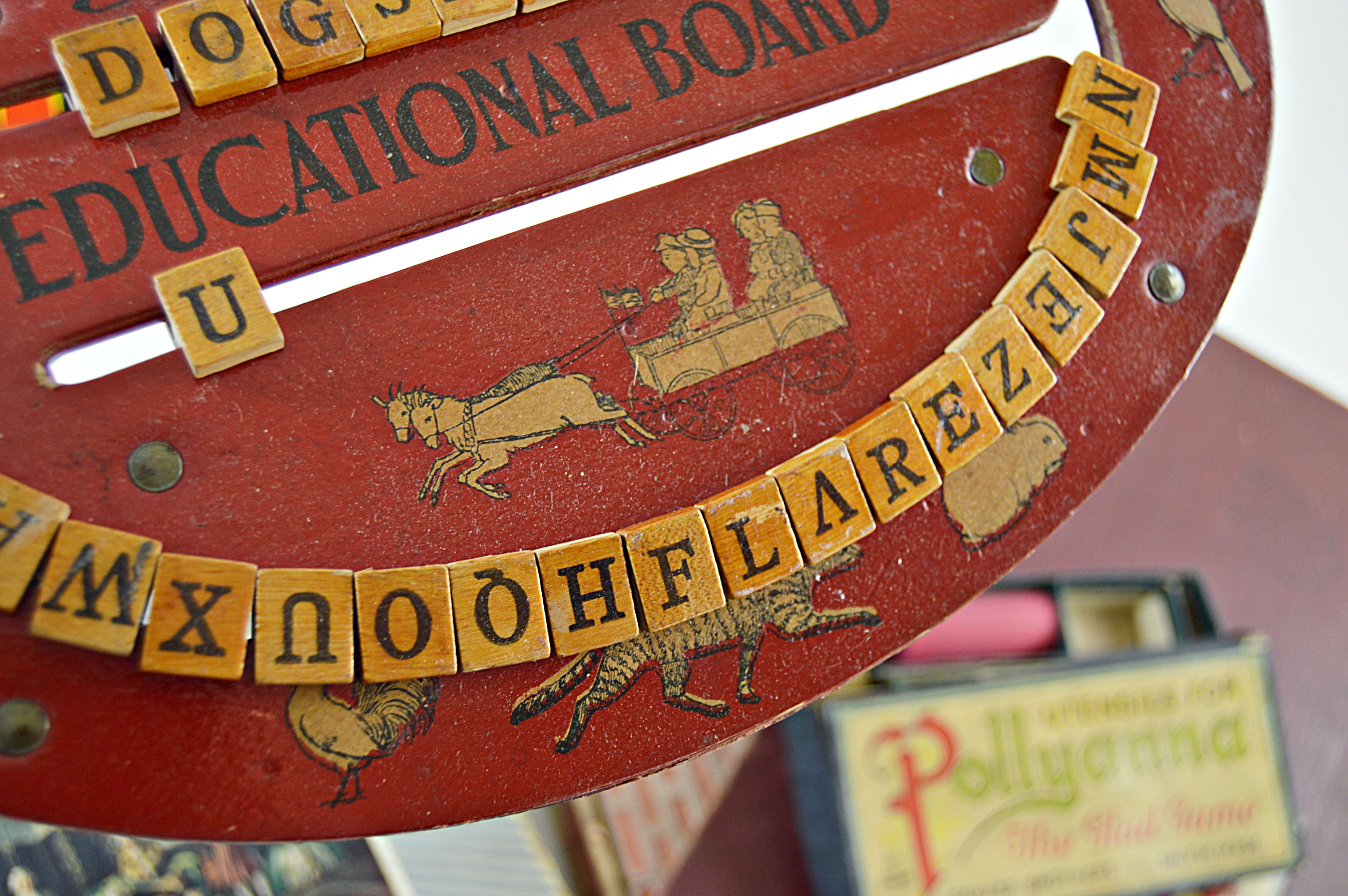 Vintage Building Blocks, Puzzles and Board Games