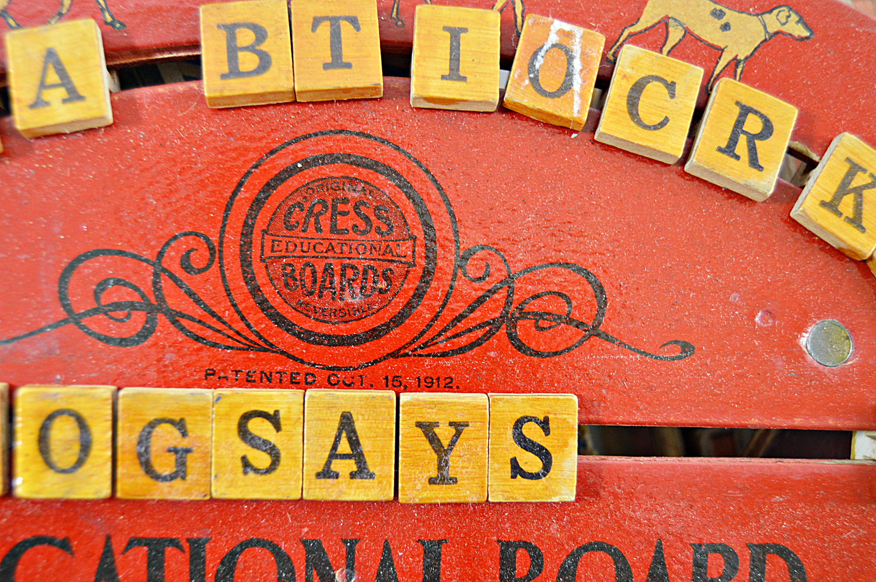 Vintage Building Blocks, Puzzles and Board Games