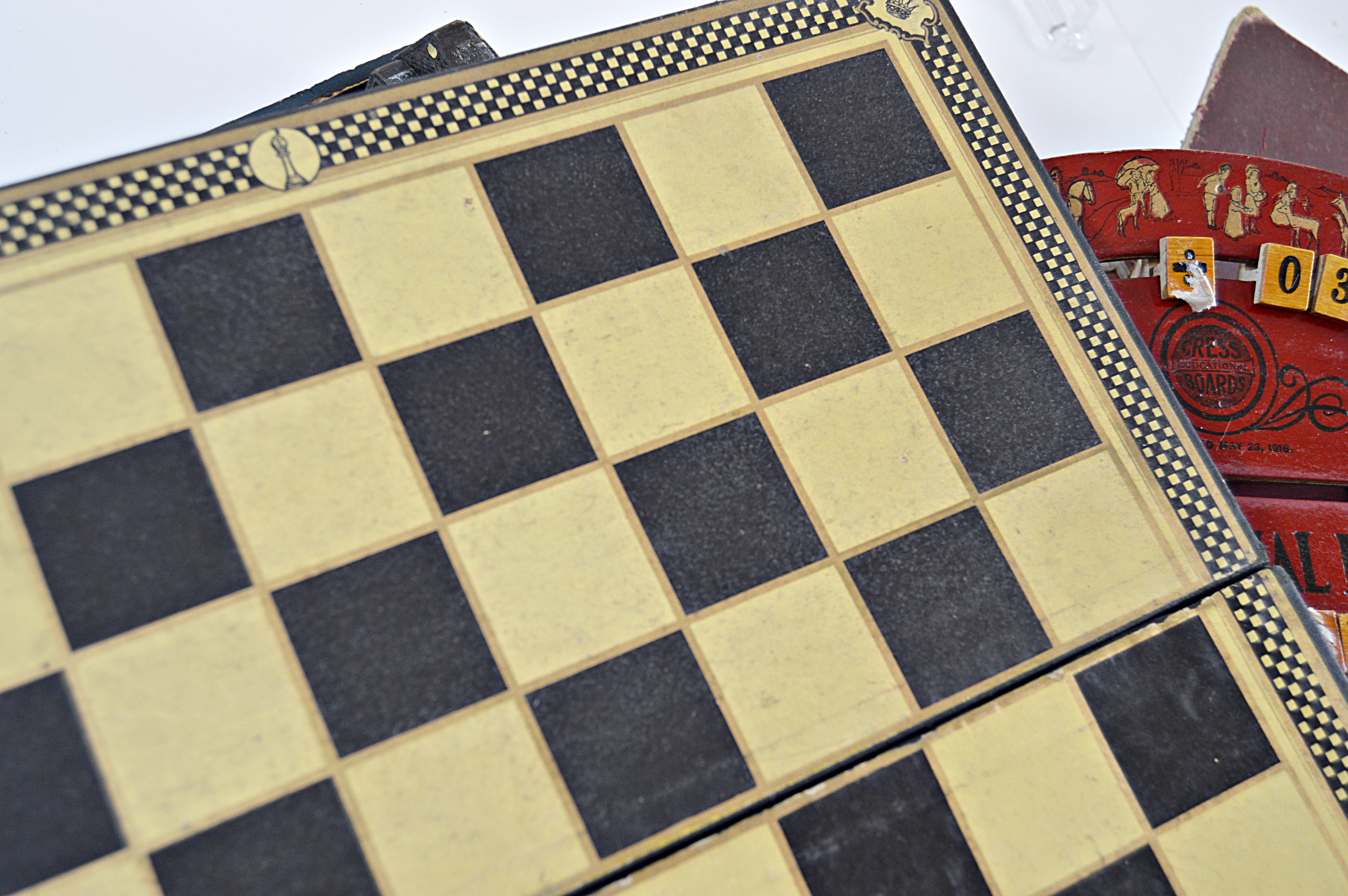 Vintage Building Blocks, Puzzles and Board Games