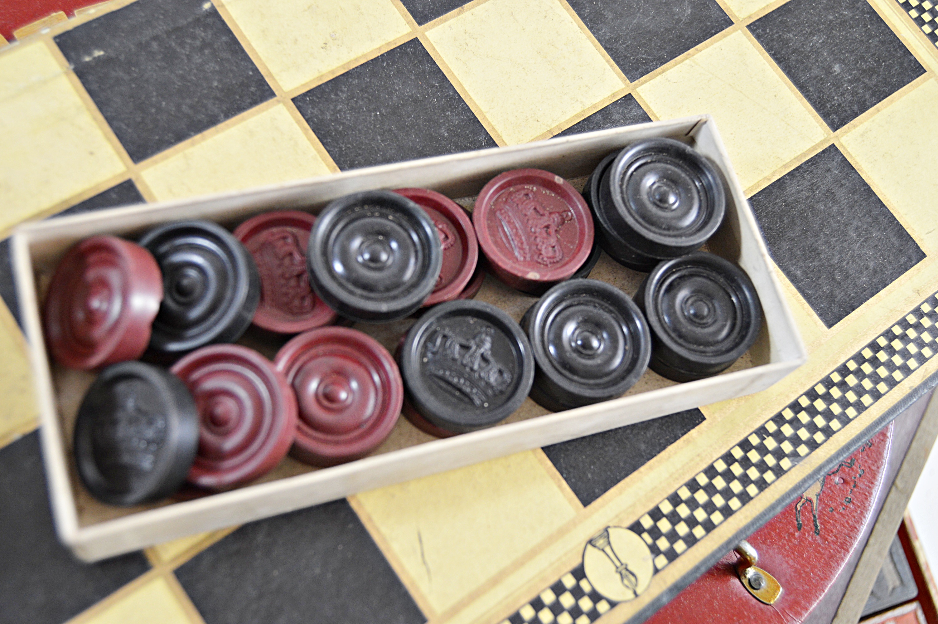 Vintage Building Blocks, Puzzles and Board Games