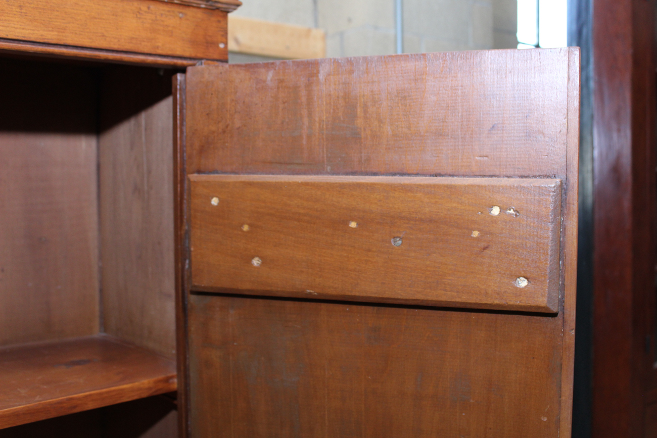 Antique Oak Linen Cabinet