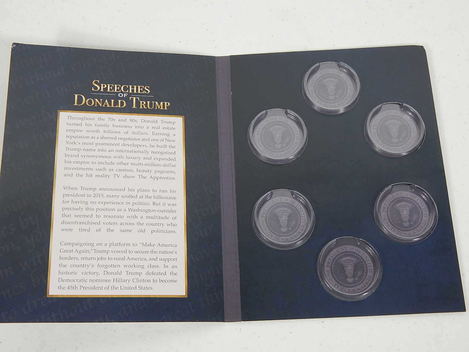 American Mint  "Speeches of Donald Trump" Medallion