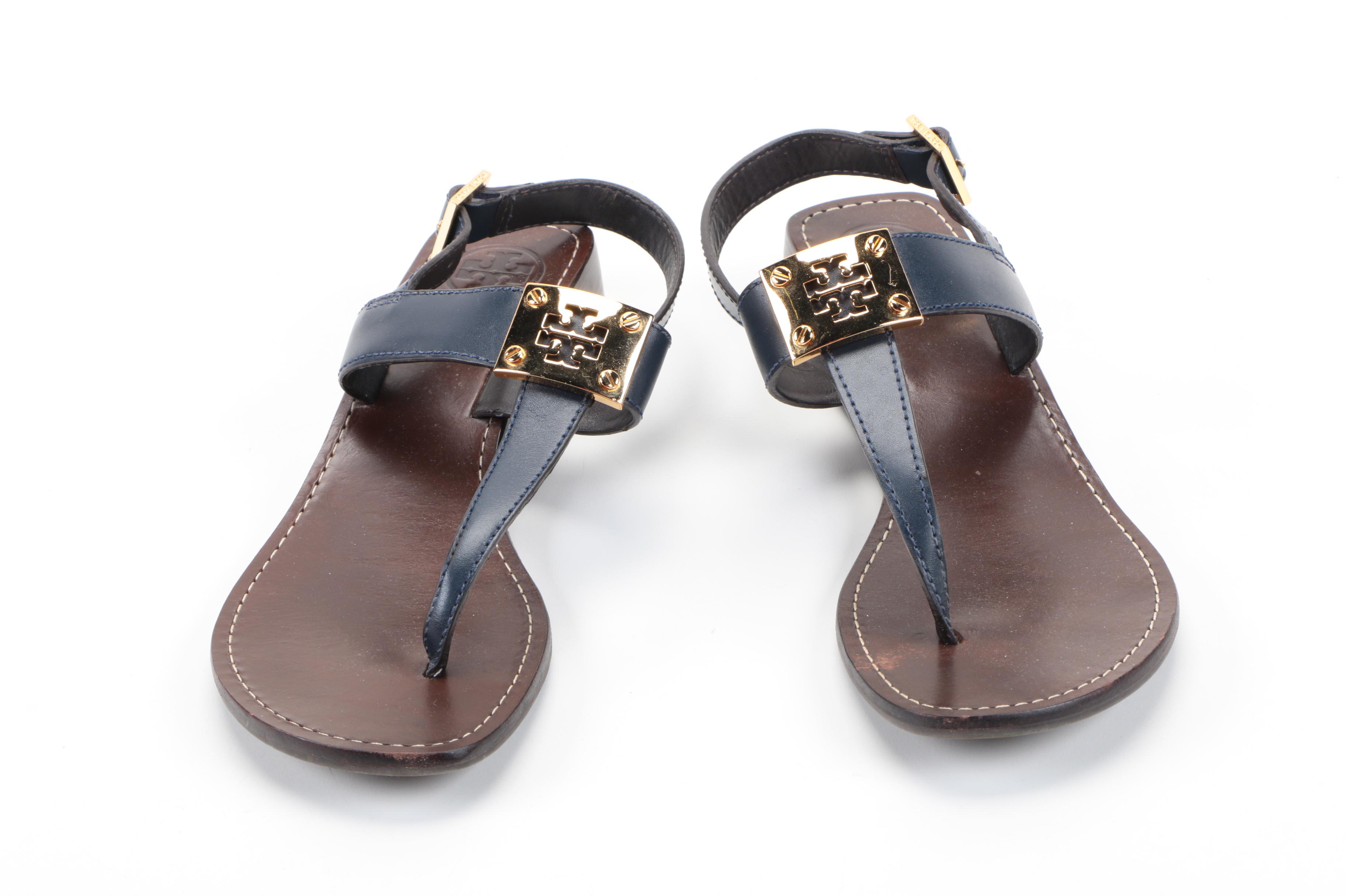 Tory Burch Thong Wedge Sandals
