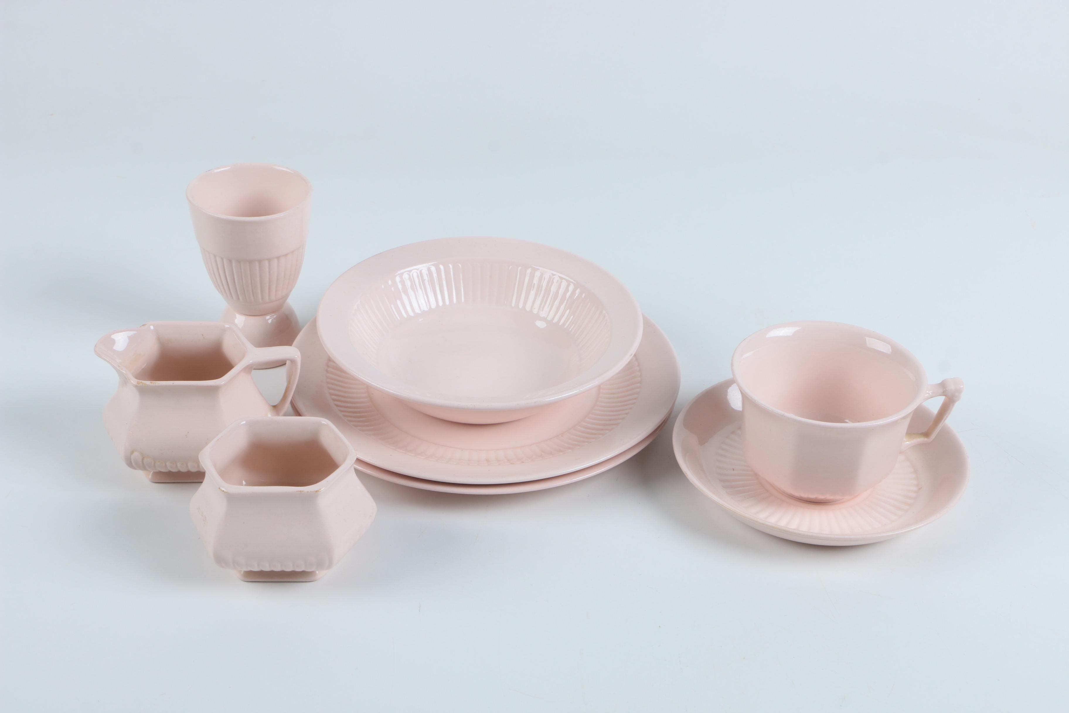 William Adams & Sons "Princess Pink" Ironstone Tableware Post-1950