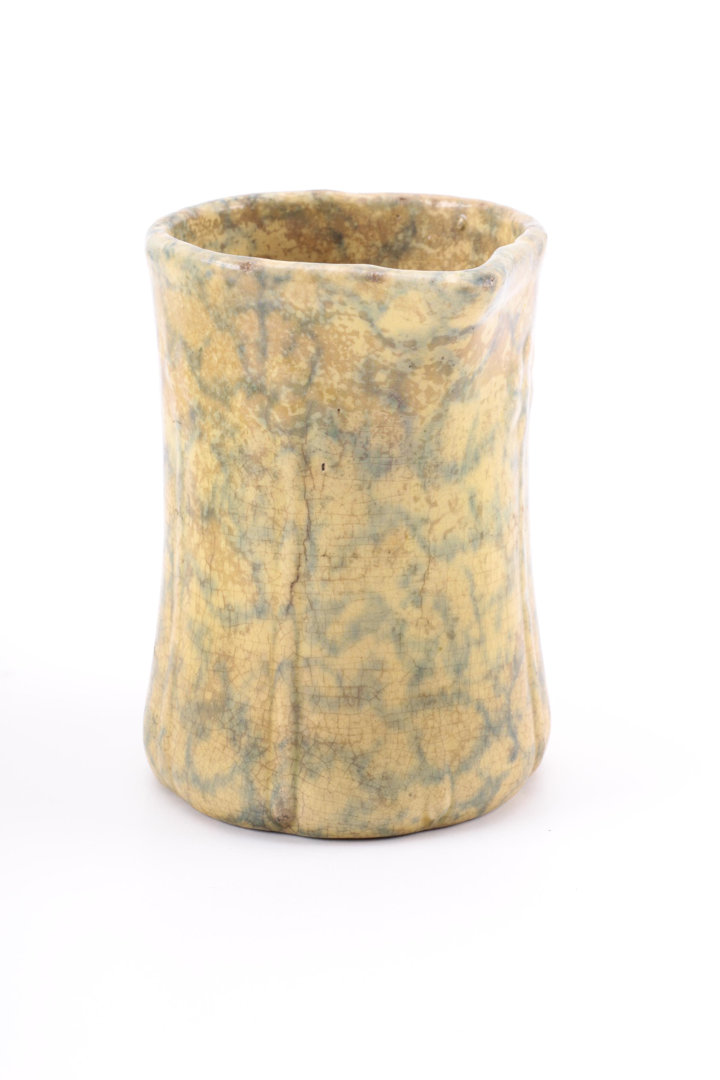 Vintage American Spongeware Bowls and Creamer