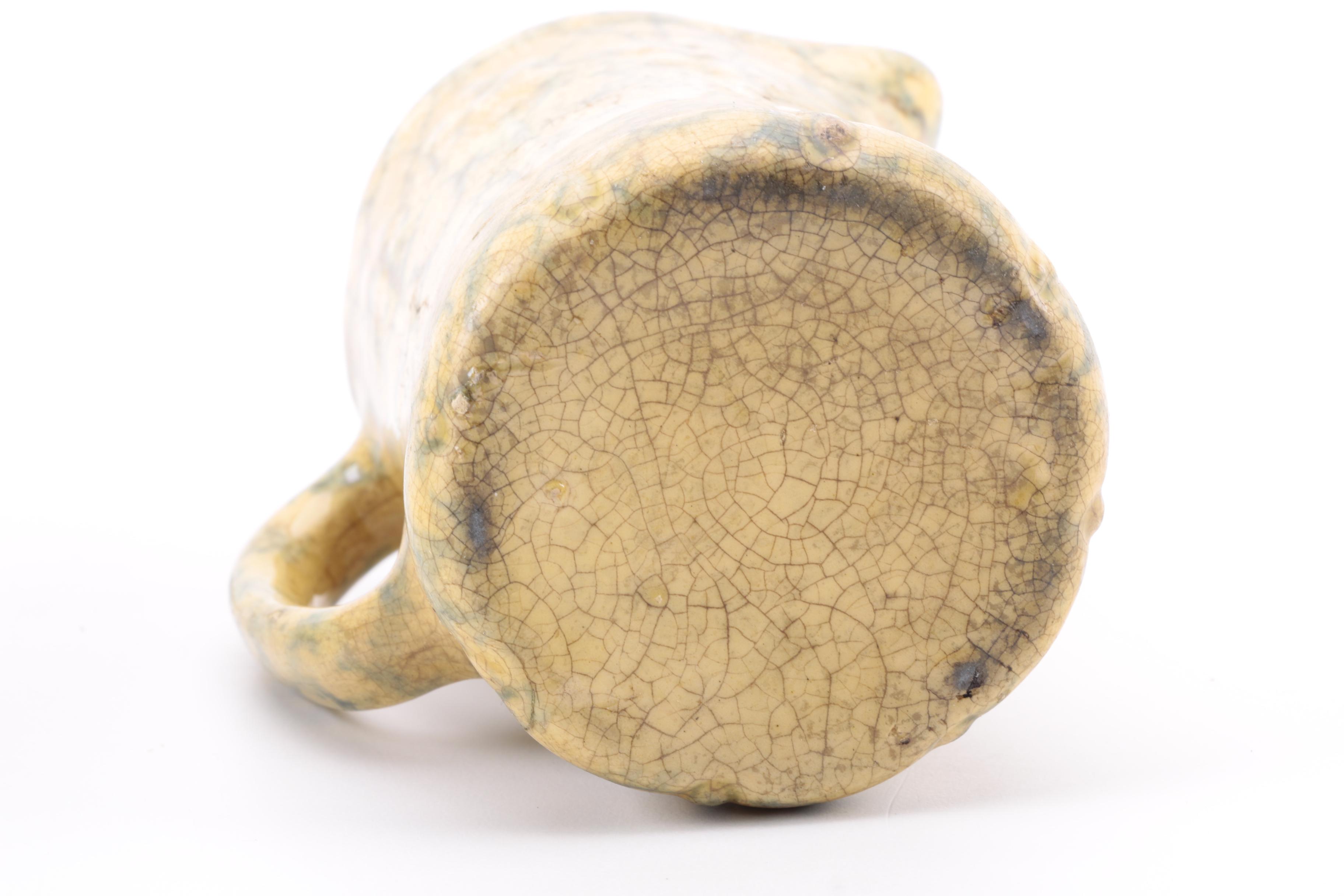 Vintage American Spongeware Bowls and Creamer