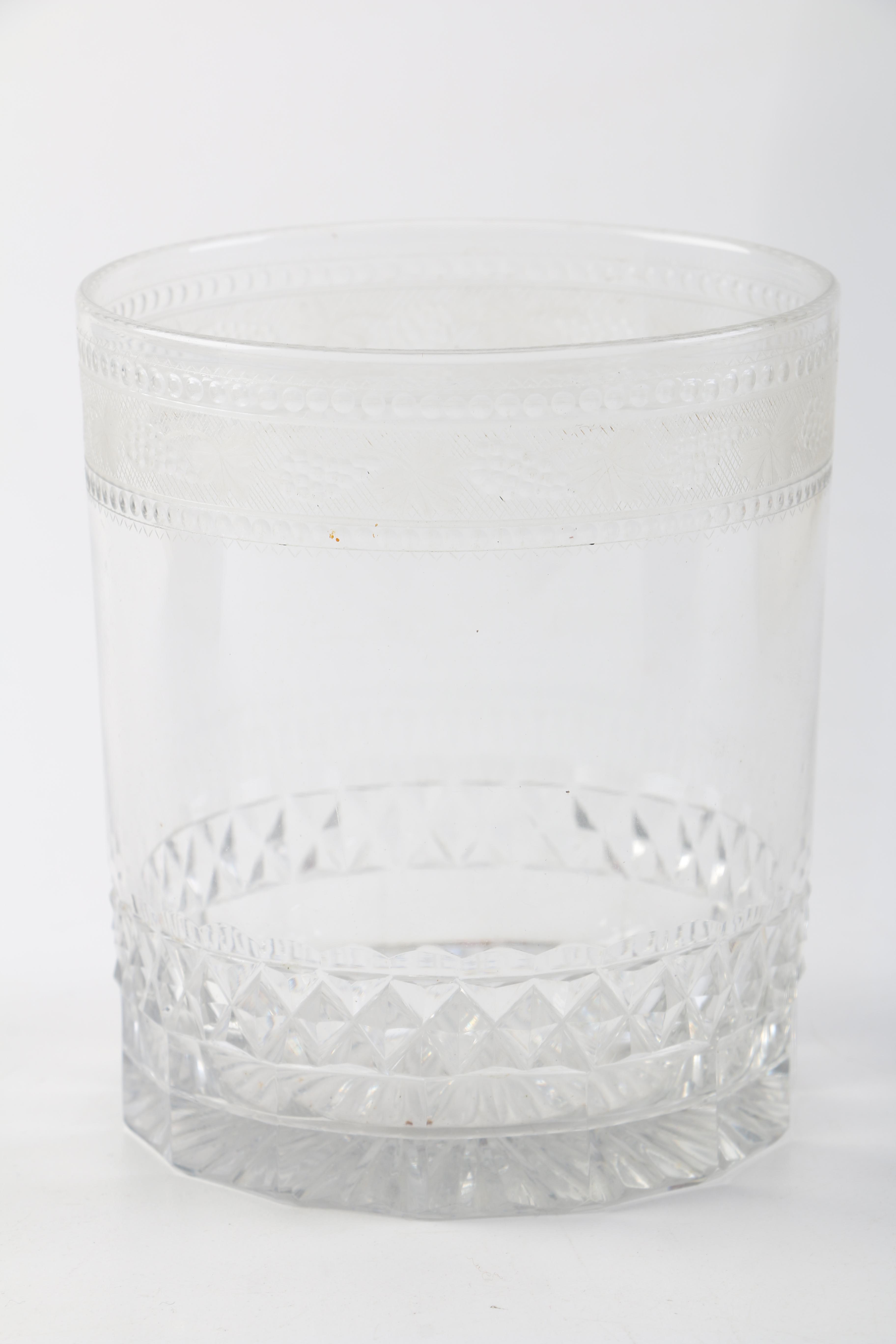 Barbour Pin, Backgammon Game Board and Crystal Drinking Glass