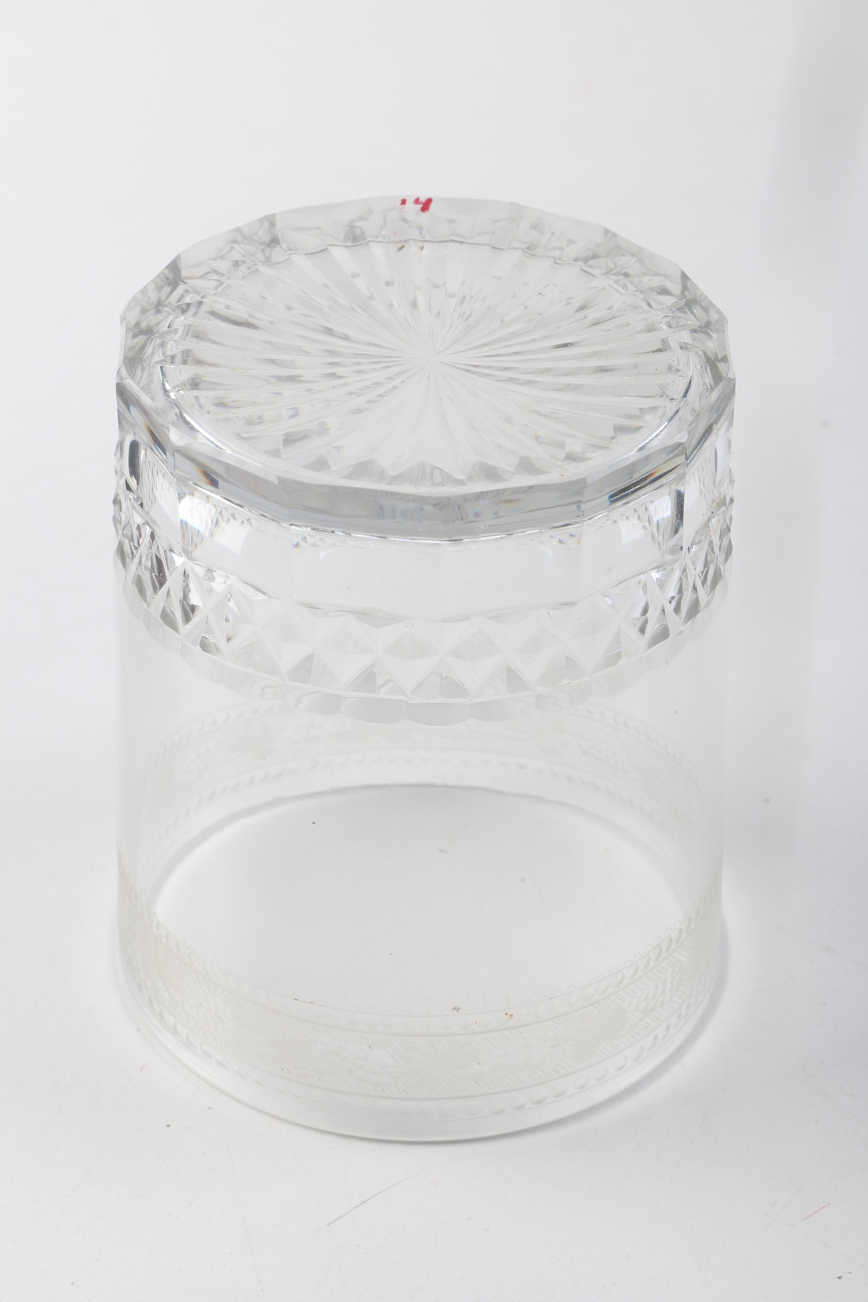 Barbour Pin, Backgammon Game Board and Crystal Drinking Glass