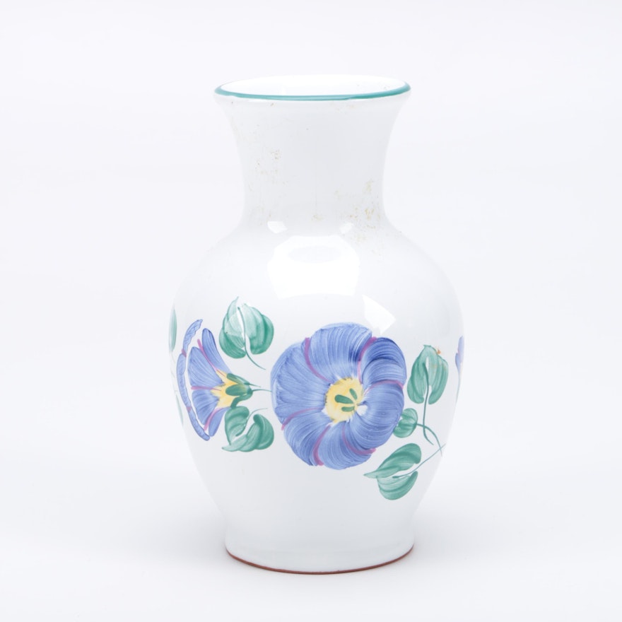 Herend Village Pottery Floral Vase