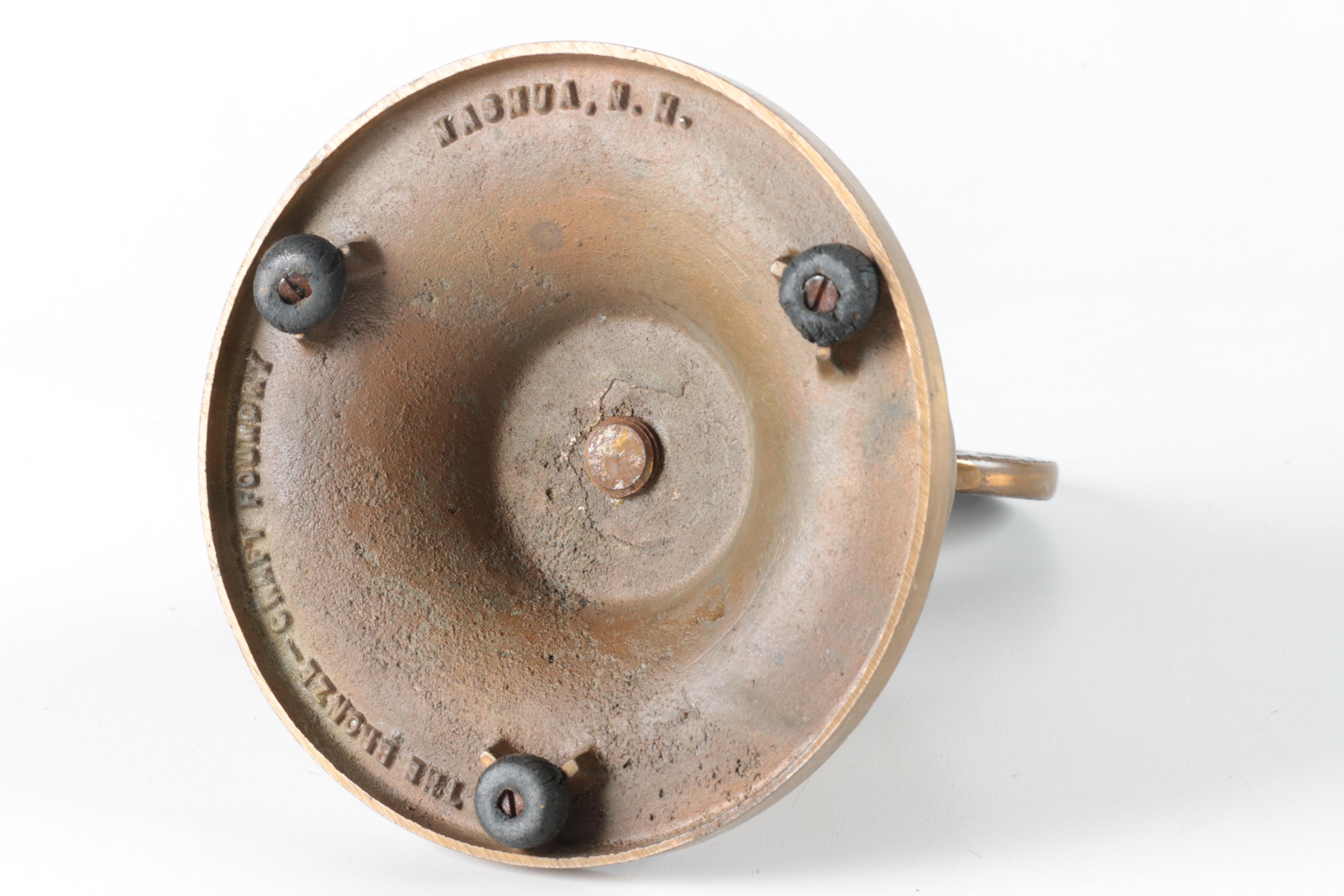 Kiwanis Key Club International Bronze Desk Bell