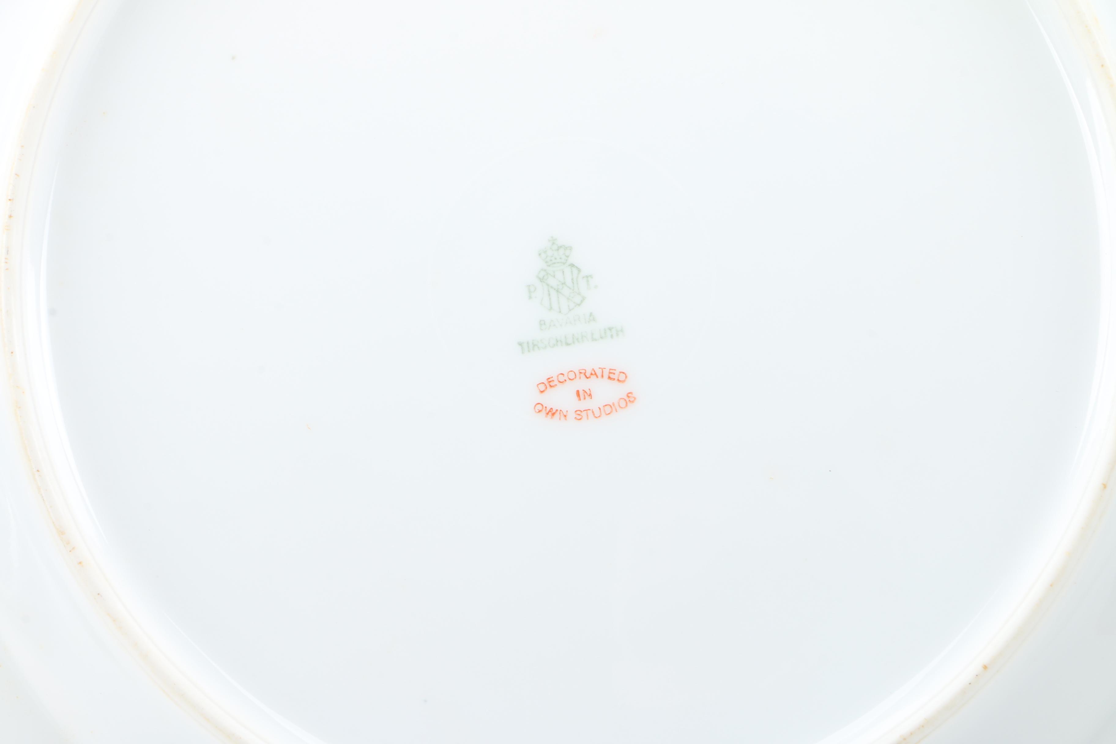 Lenox "Tracery" Bowl with Plates and Hall Teapot