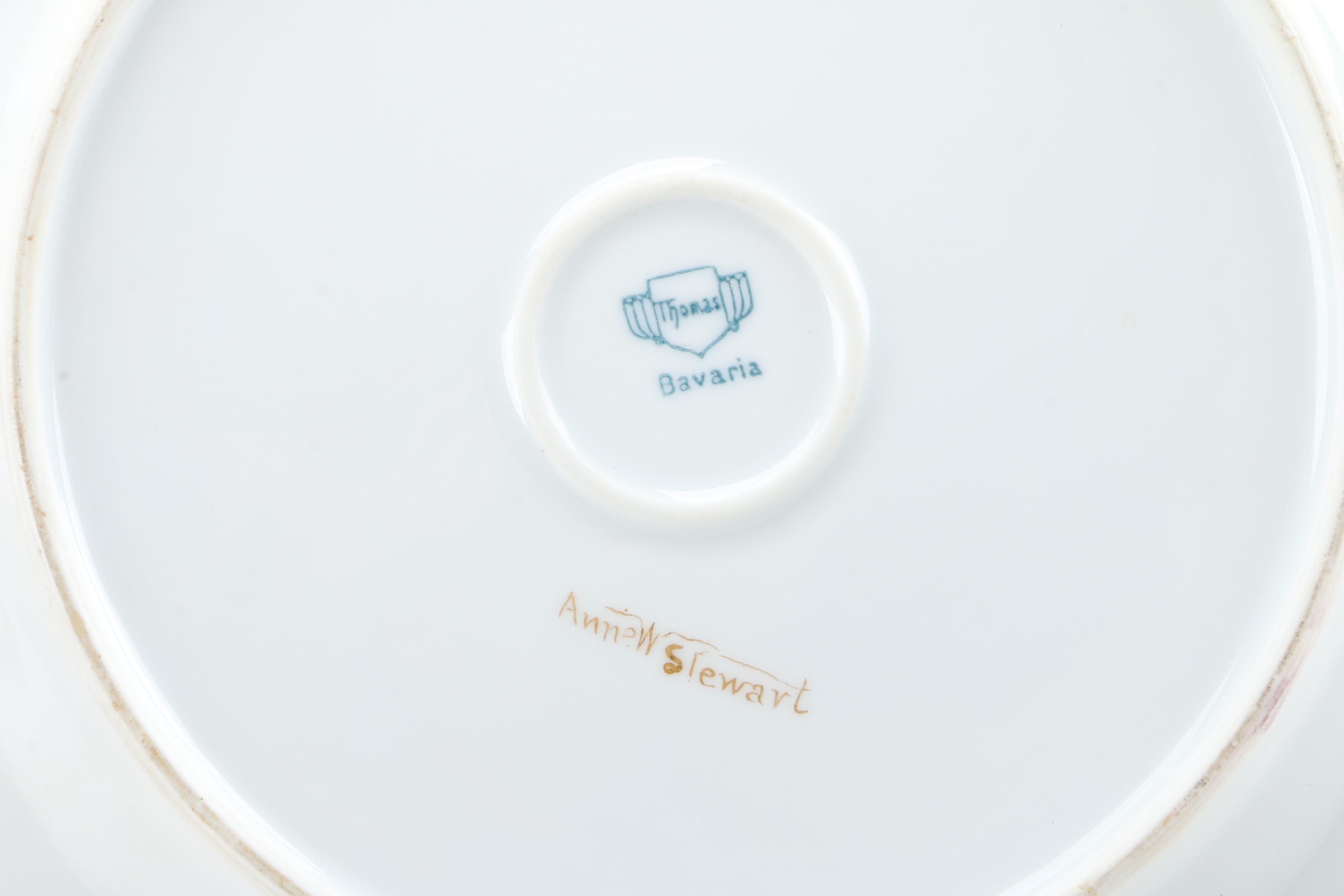 Lenox "Tracery" Bowl with Plates and Hall Teapot