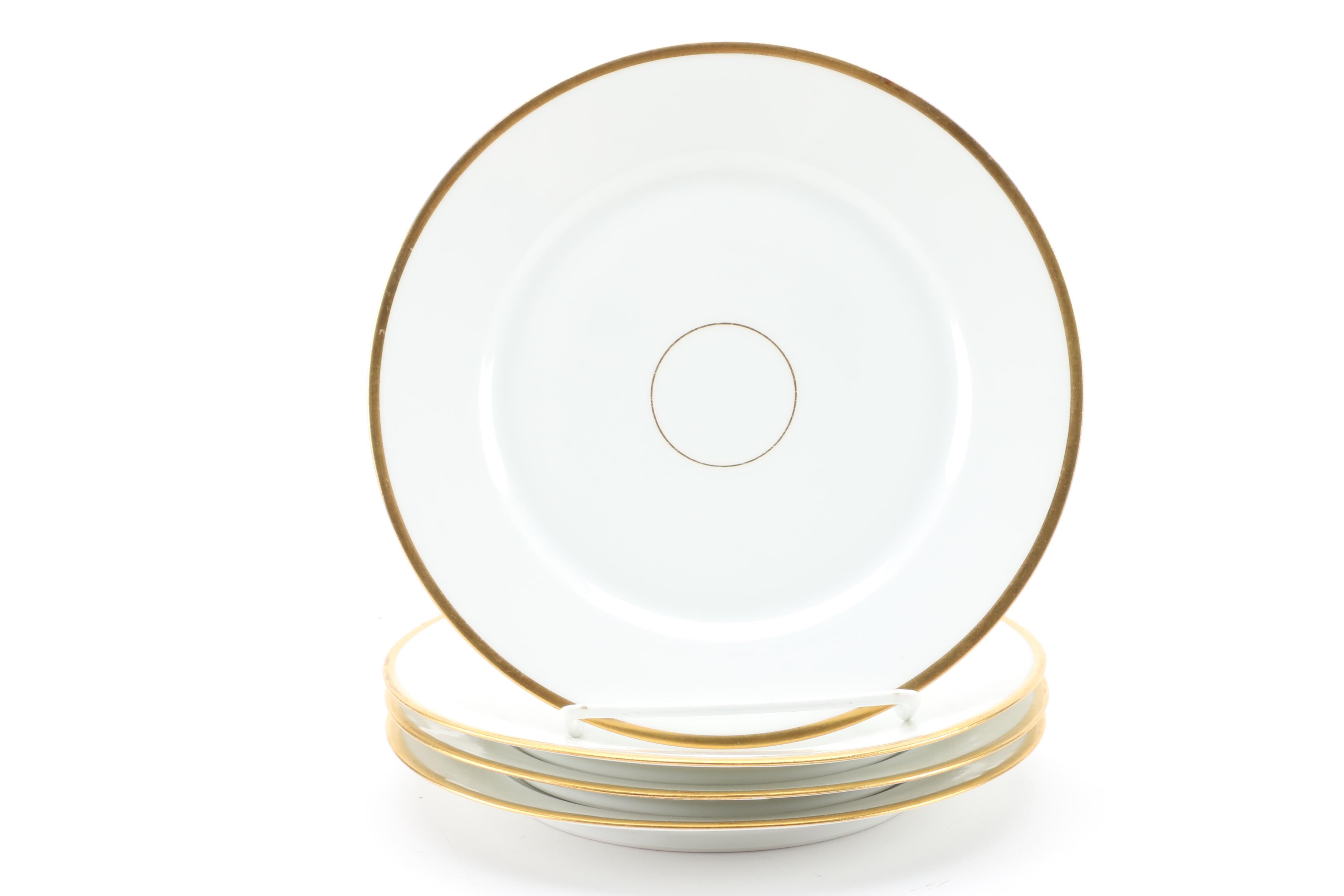 Lenox "Tracery" Bowl with Plates and Hall Teapot