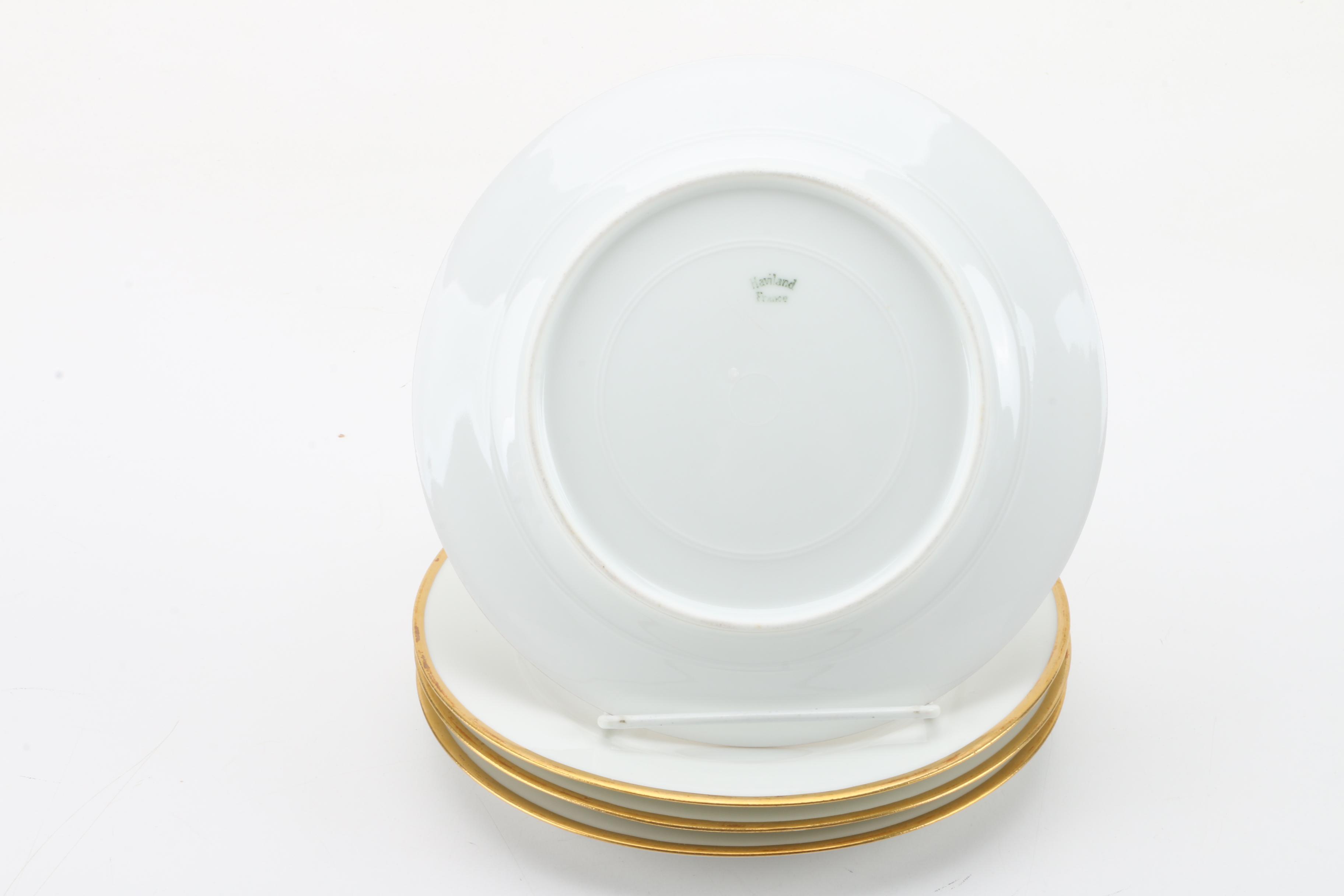 Lenox "Tracery" Bowl with Plates and Hall Teapot