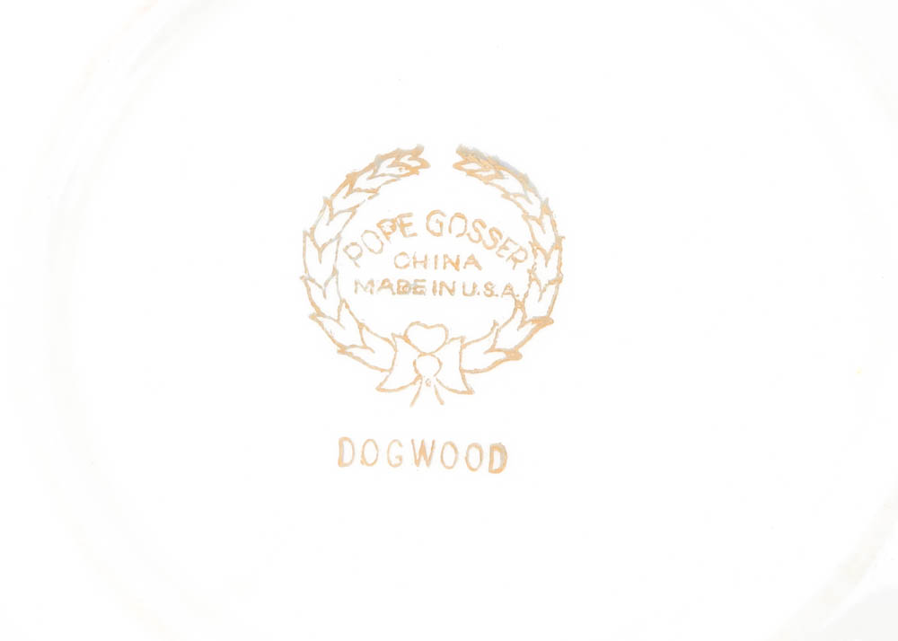 Large Assortment of Mismatched China Plates and Serving Pieces