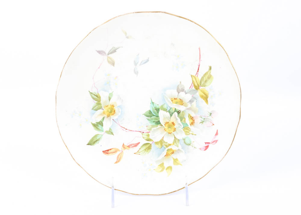 Large Assortment of Mismatched China Plates and Serving Pieces