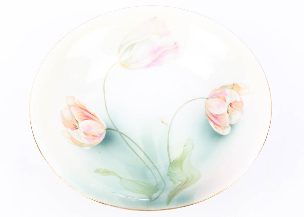 Large Assortment of Mismatched China Plates and Serving Pieces