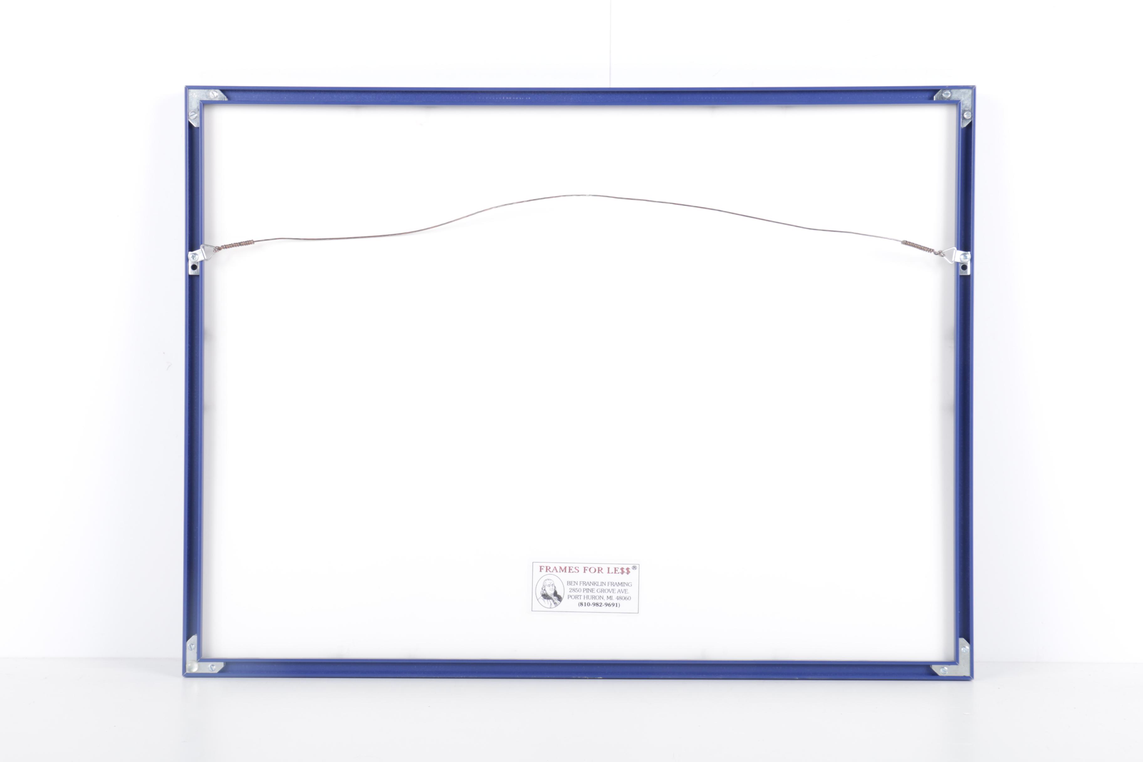 Offset Lithograph on Paper After Jennifer Lockwood "Sailing on Words"