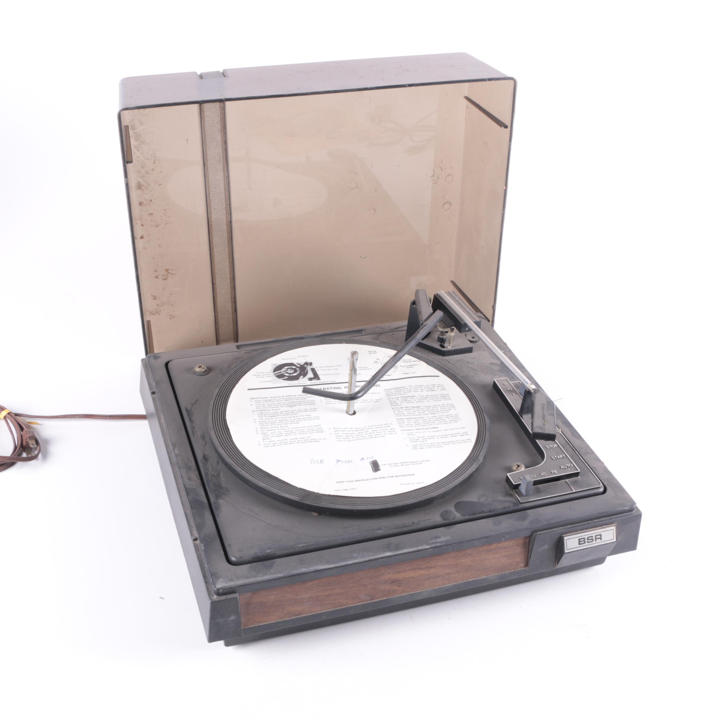 Vintage BSR Turntable