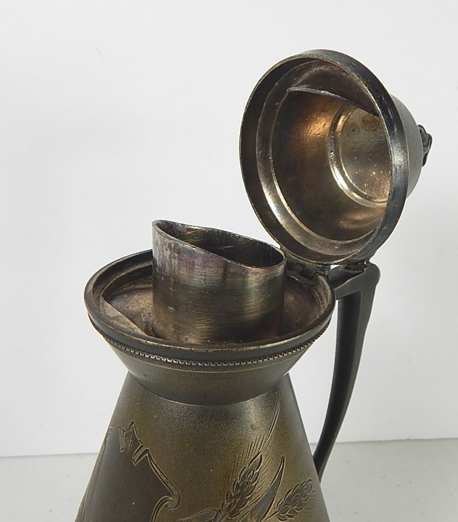 19th Century Simpson Hall Miller Co. Figural Water Jug