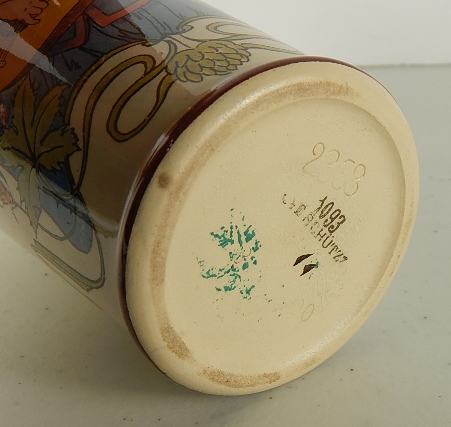 Schutz Germany Boy Blue Playing Mandolin Schutz Cup