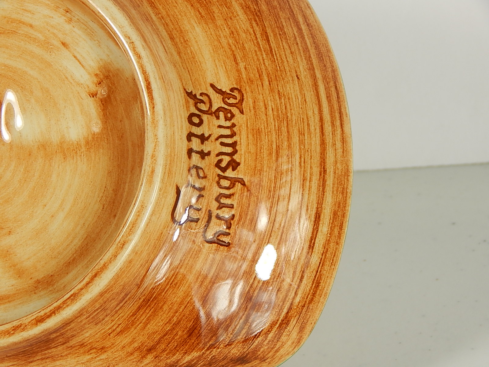 Pennsylvania Railroad Glazed Ceramic Platter