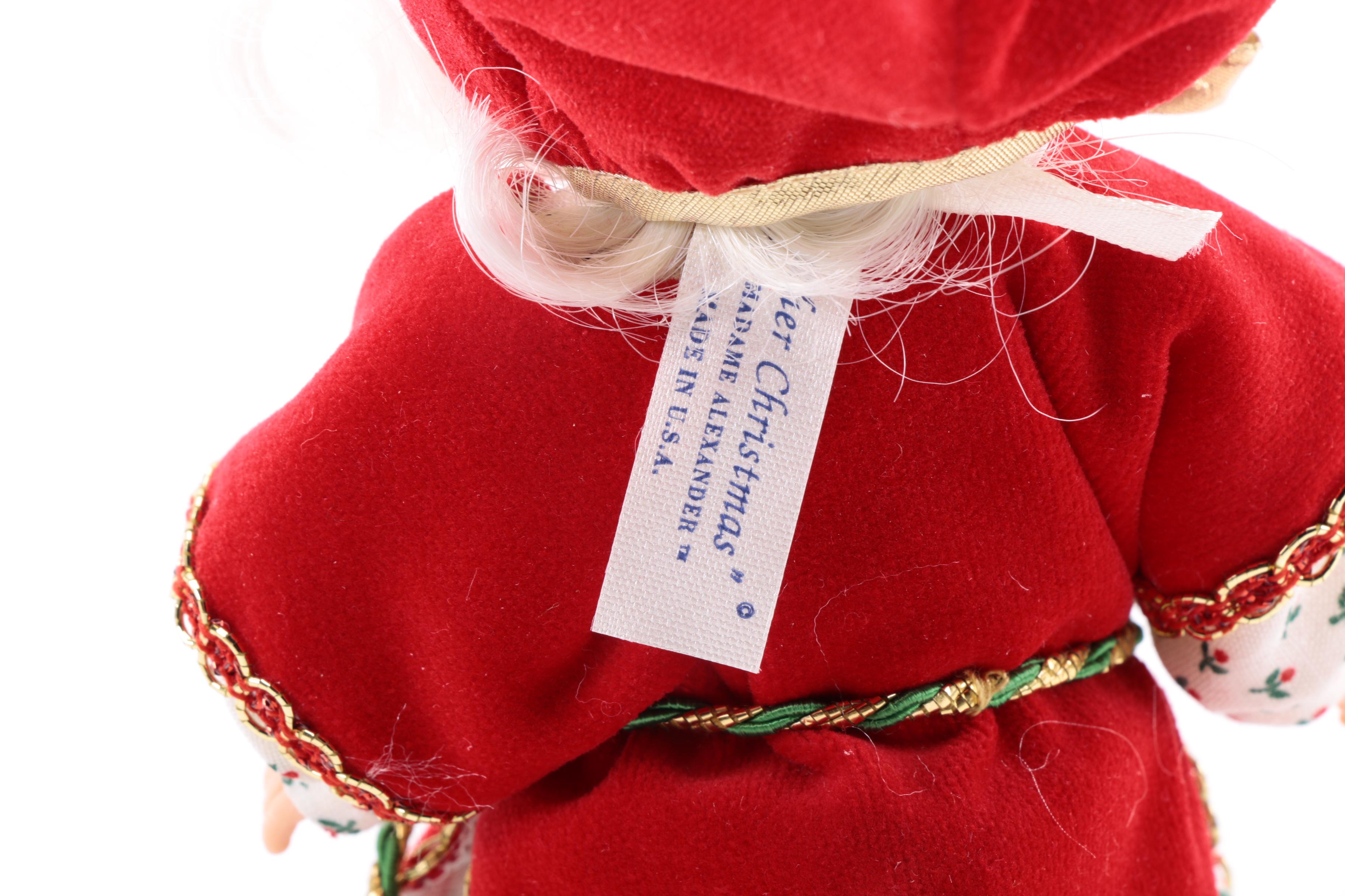 Vintage Madame Alexander Christmas Dolls