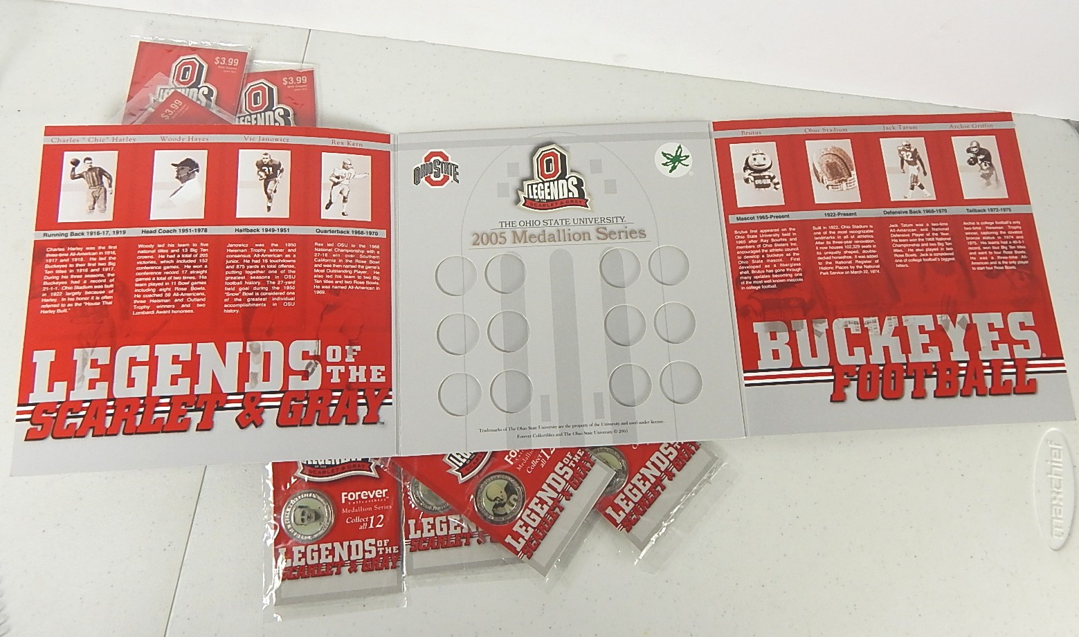 2005 Ohio State Legends of the Scarlet and Gray Medallion Series