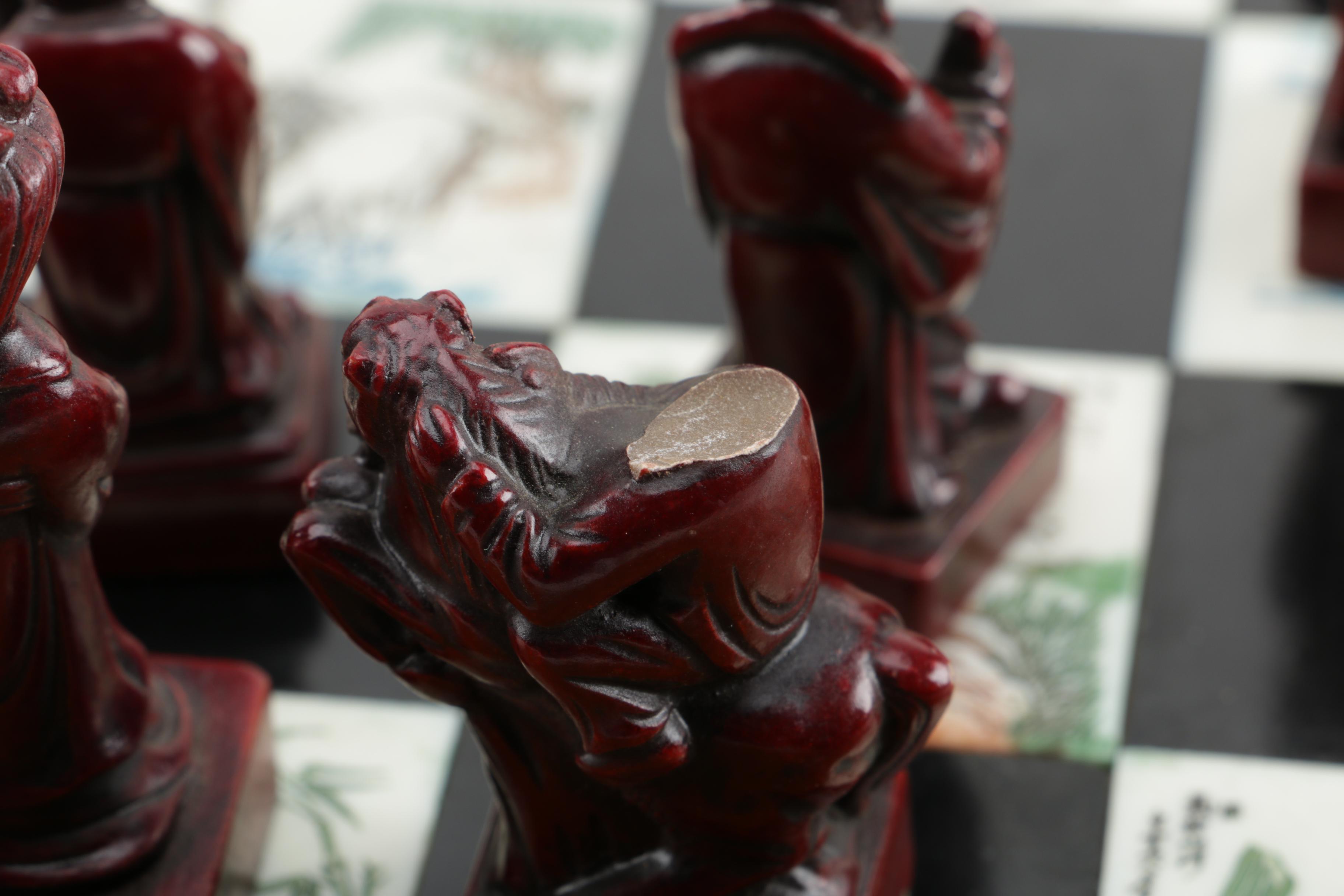 Asian Inspired Chess Set