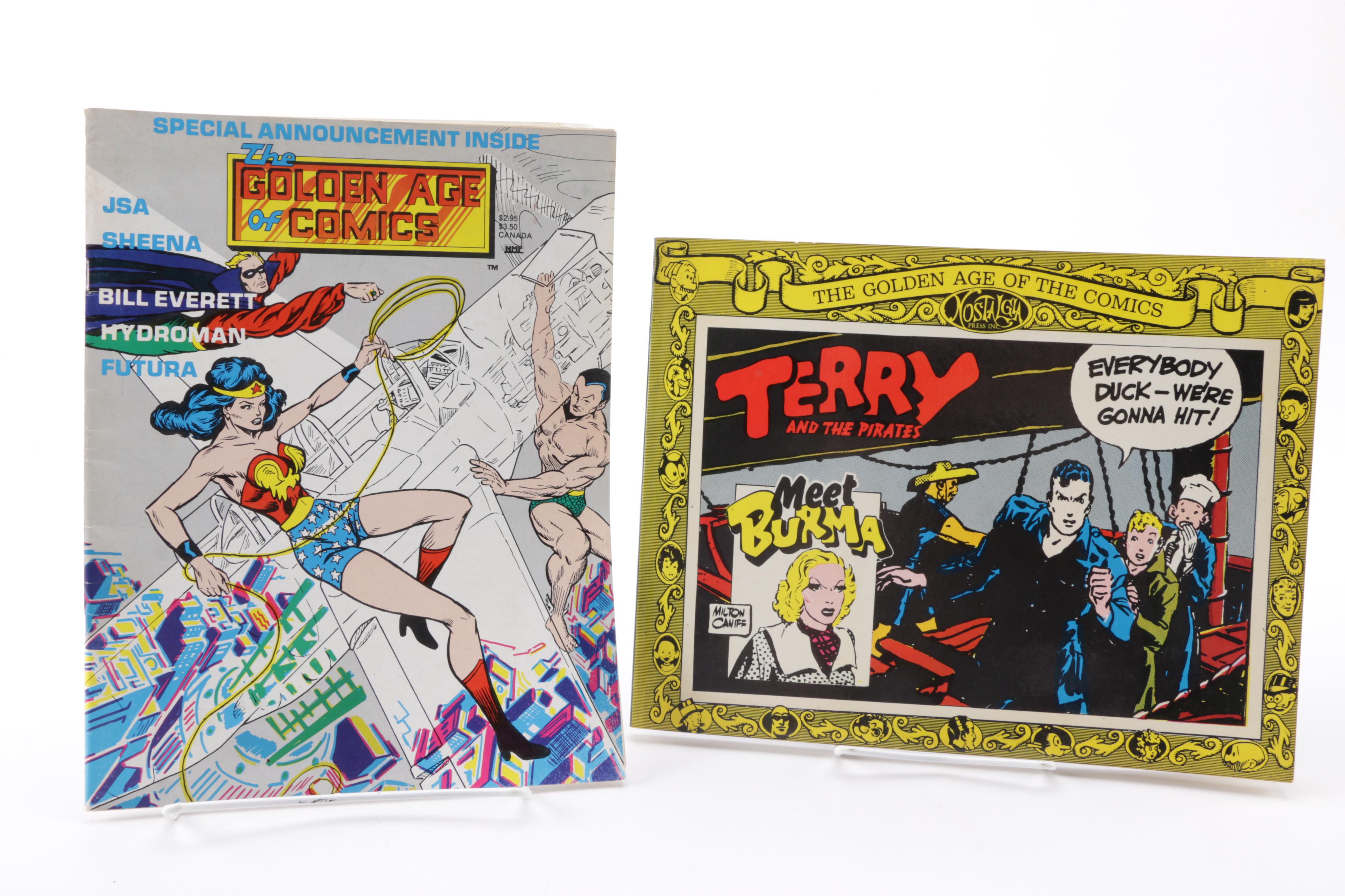 Assorted Reprinted Comic Books and Books on Comics