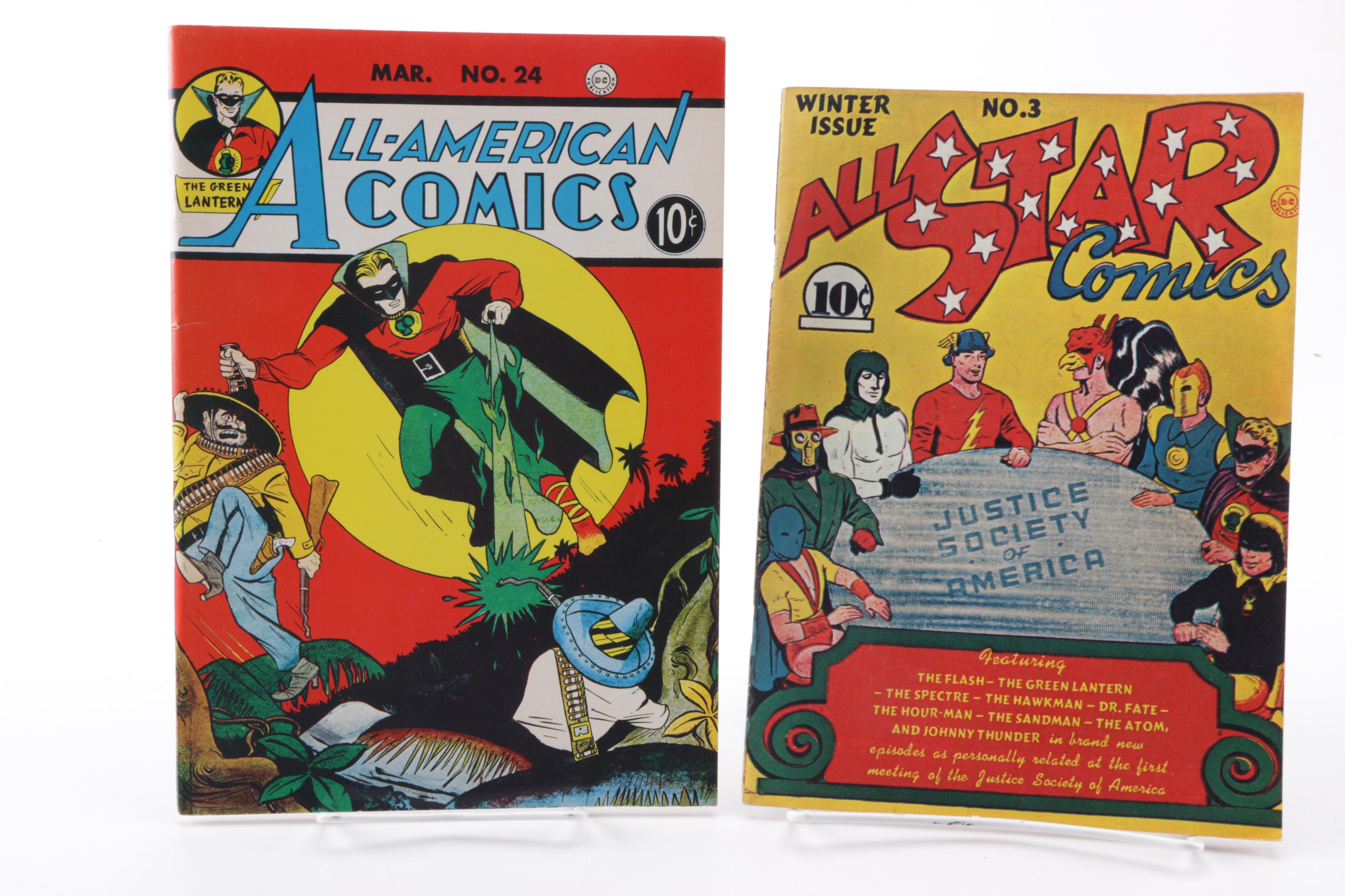 Assorted Reprinted Comic Books and Books on Comics