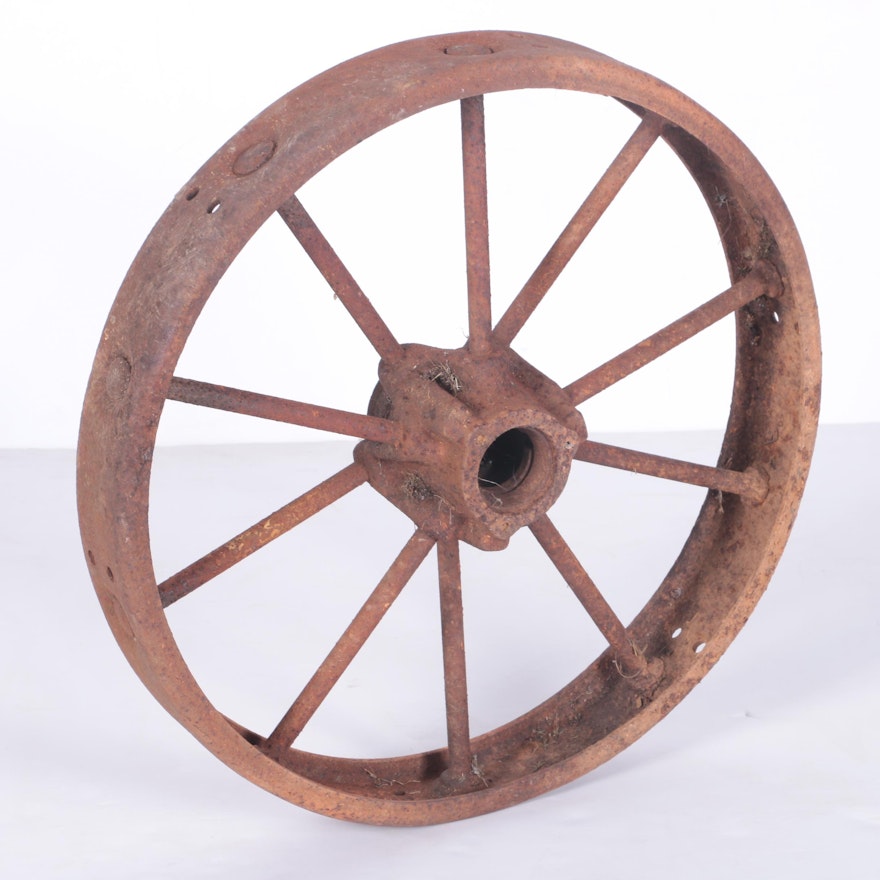 Decorative Metal Wagon Wheel