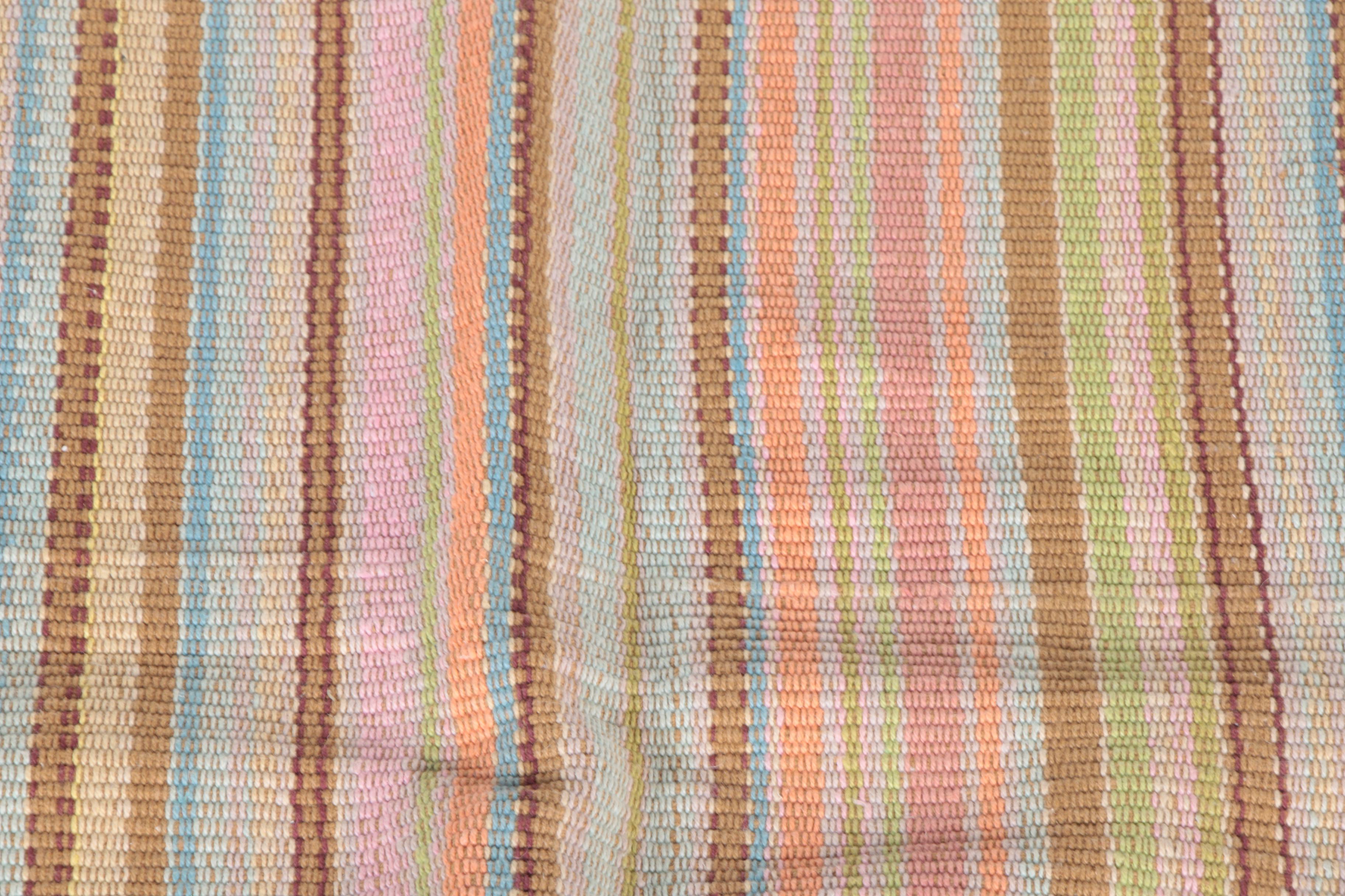 Handwoven Indian Dash & Albert Flatweave Cotton Area Rug