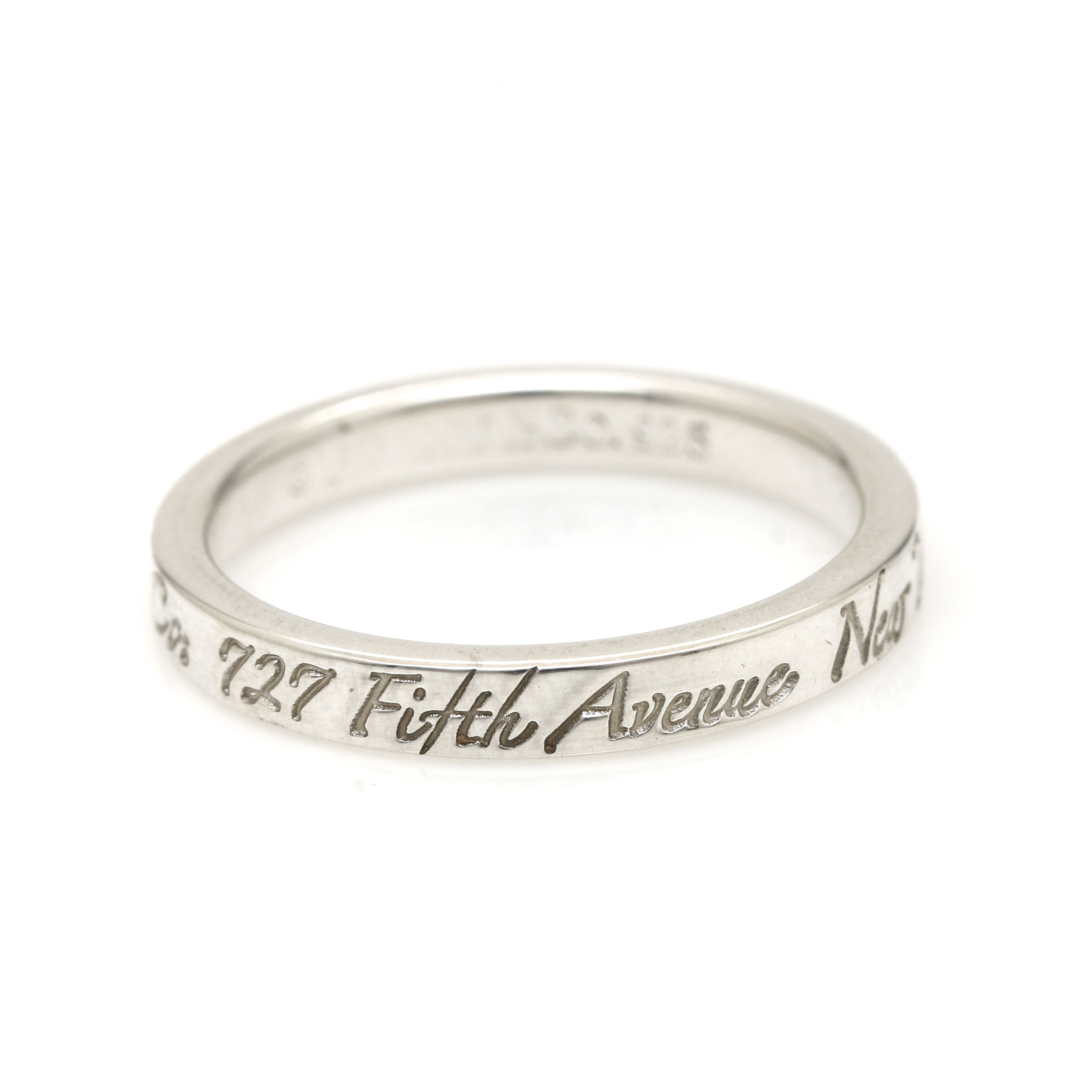 Tiffany & Co. "Tiffany Notes" Sterling Silver Ring Band