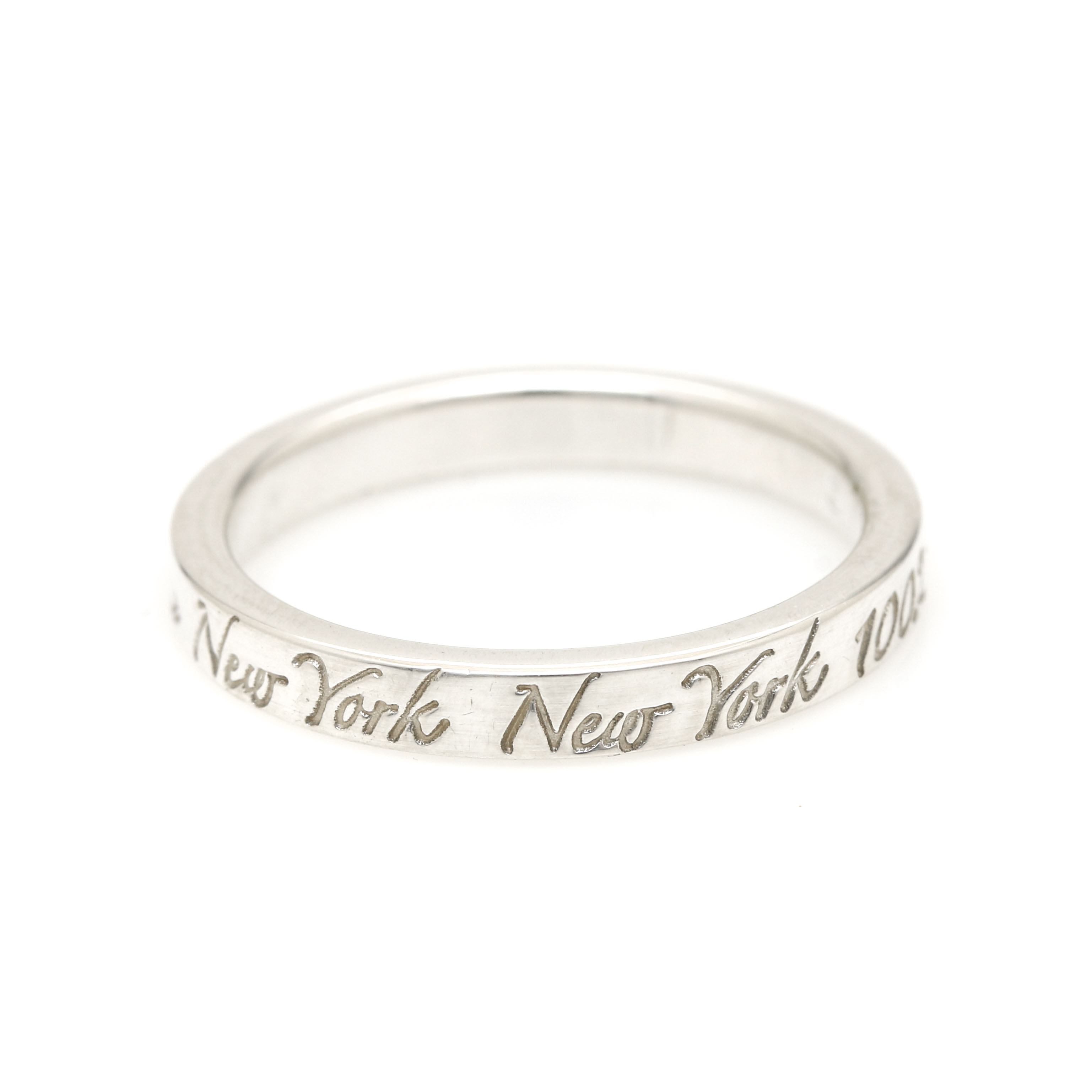 Tiffany & Co. "Tiffany Notes" Sterling Silver Ring Band