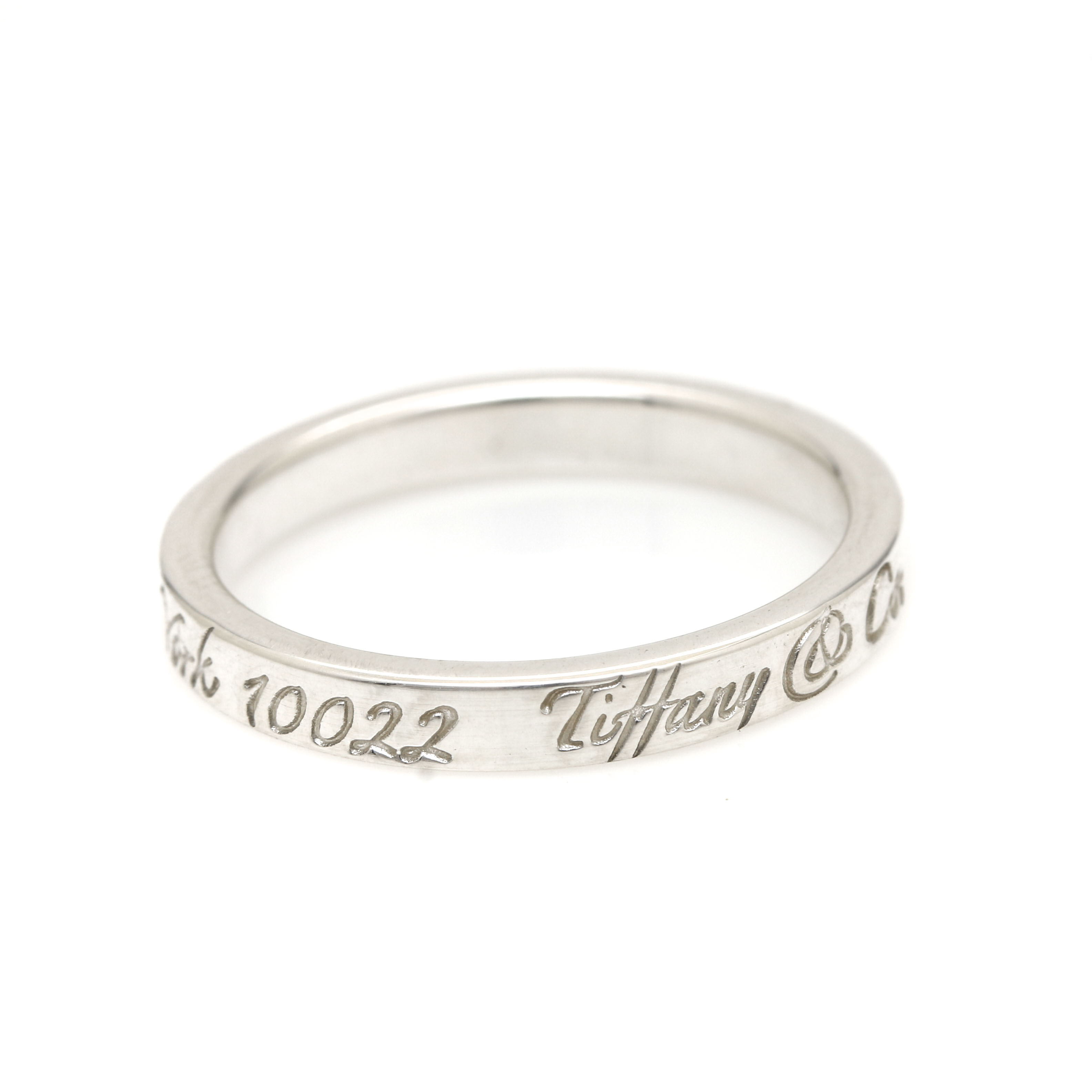 Tiffany & Co. "Tiffany Notes" Sterling Silver Ring Band